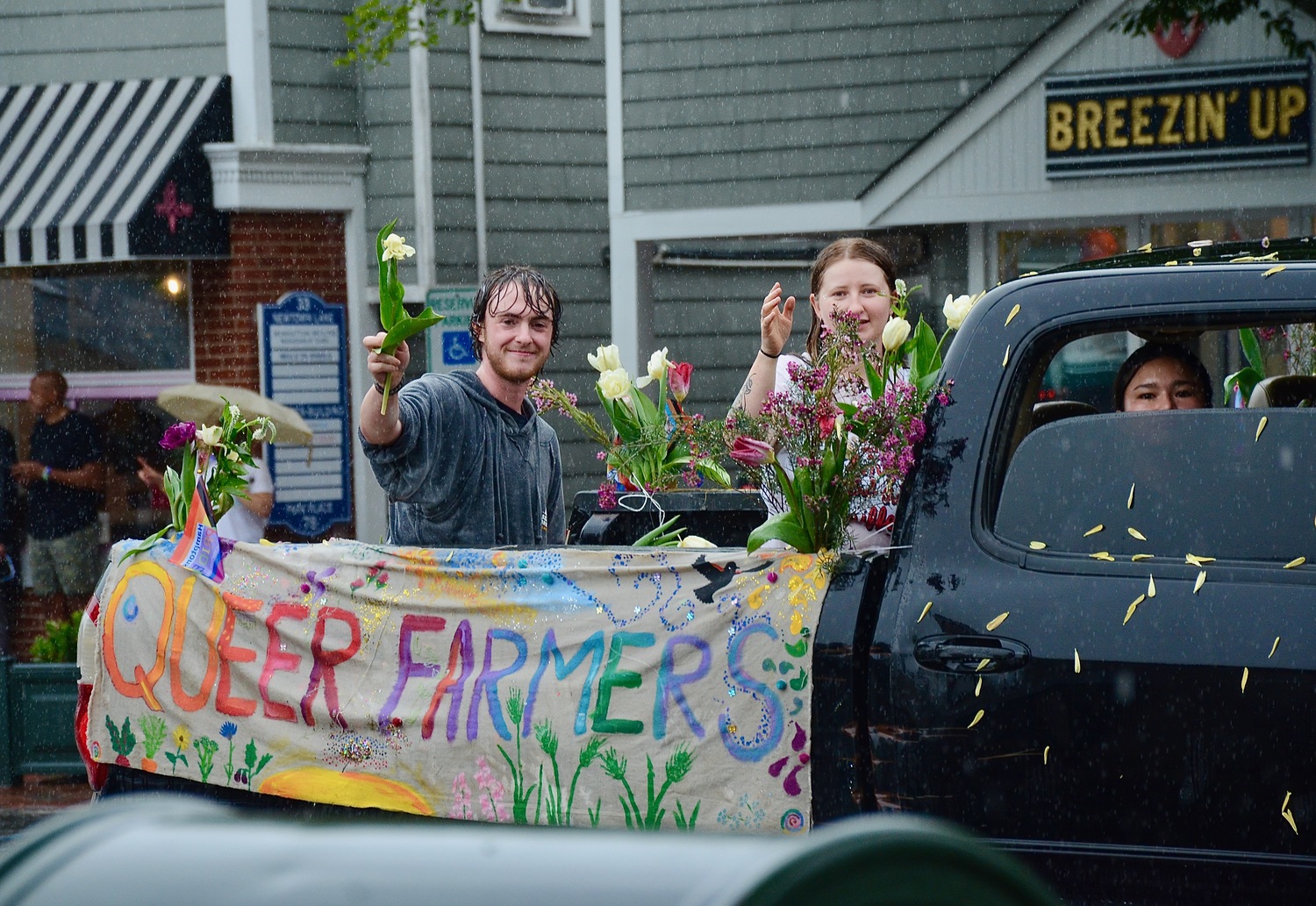 The Hamptons Pride Parade on Saturday afternoon.  KYRIL BROMLEY