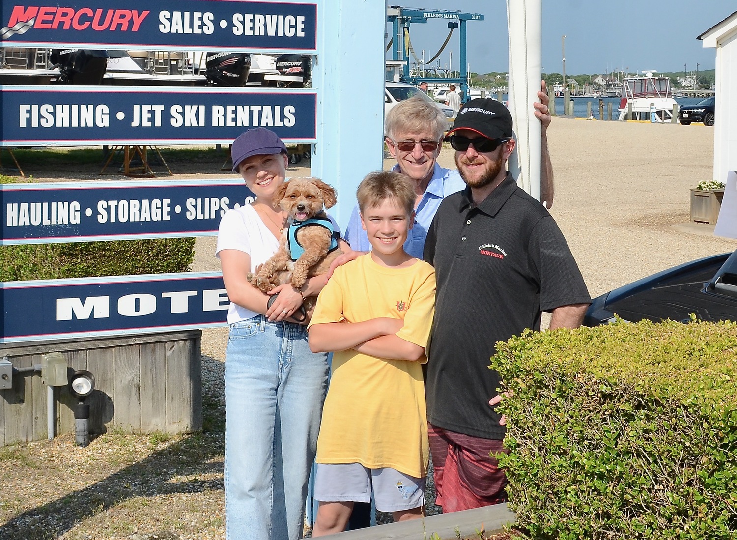 Uihlein's Marine is one of the legacy family businesses in Montauk. The marina and hotel have been in operation since the 1950s. Uihlein's is also a platinum stocking dealer of Mercury boat engines. KYRIL BROMLEY PHOTOS