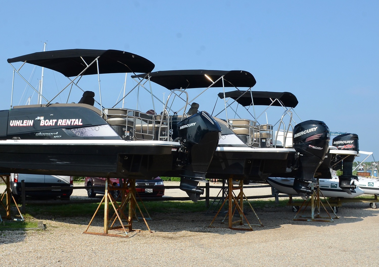 Uihlein's Marine is one of the legacy family businesses in Montauk. The marina and hotel have been in operation since the 1950s. Uihlein's is also a platinum stocking dealer of Mercury boat engines. KYRIL BROMLEY PHOTOS