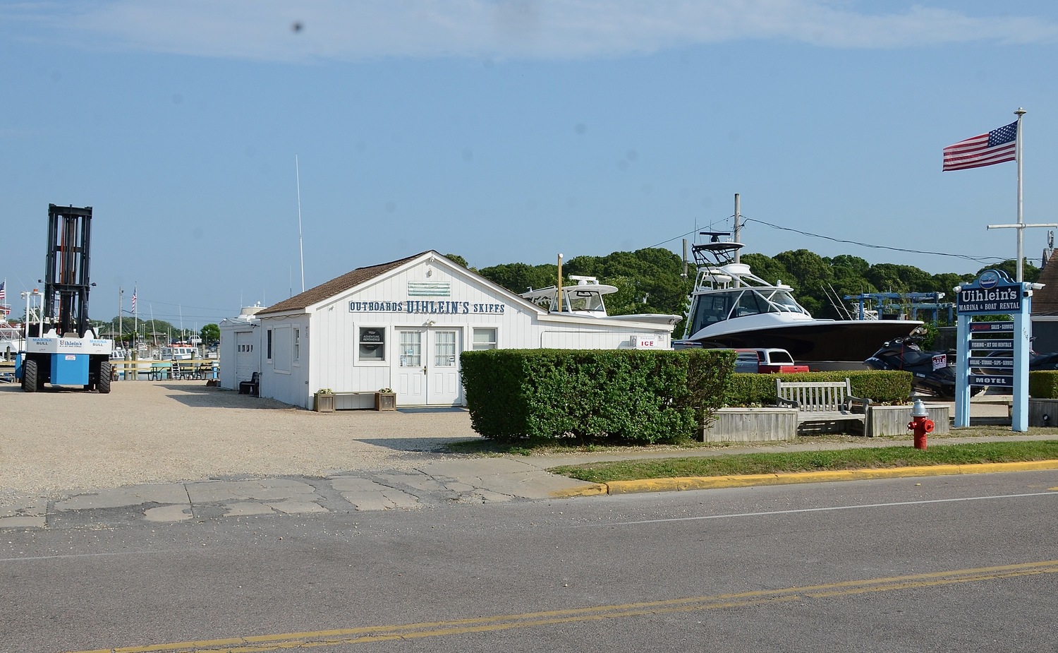 Uihlein's Marine is one of the legacy family businesses in Montauk. The marina and hotel have been in operation since the 1950s. Uihlein's is also a platinum stocking dealer of Mercury boat engines. KYRIL BROMLEY PHOTOS