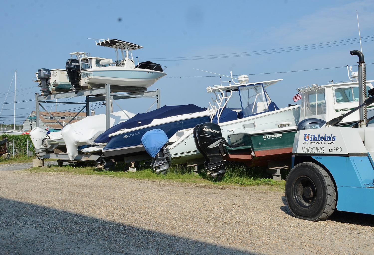 Uihlein's Marine is one of the legacy family businesses in Montauk. The marina and hotel have been in operation since the 1950s. Uihlein's is also a platinum stocking dealer of Mercury boat engines. KYRIL BROMLEY PHOTOS