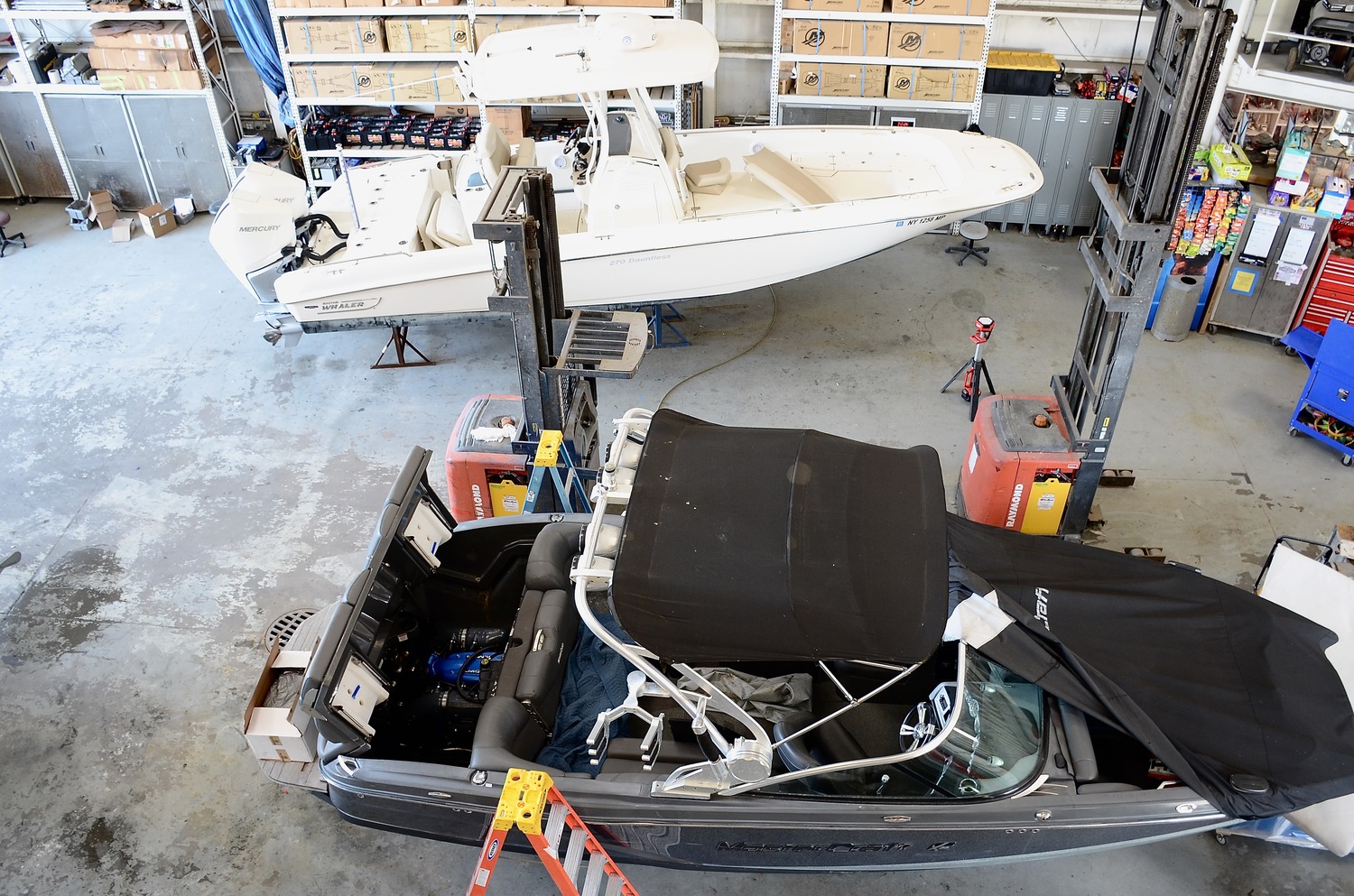 Uihlein's Marine is one of the legacy family businesses in Montauk. The marina and hotel have been in operation since the 1950s. Uihlein's is also a platinum stocking dealer of Mercury boat engines. KYRIL BROMLEY PHOTOS