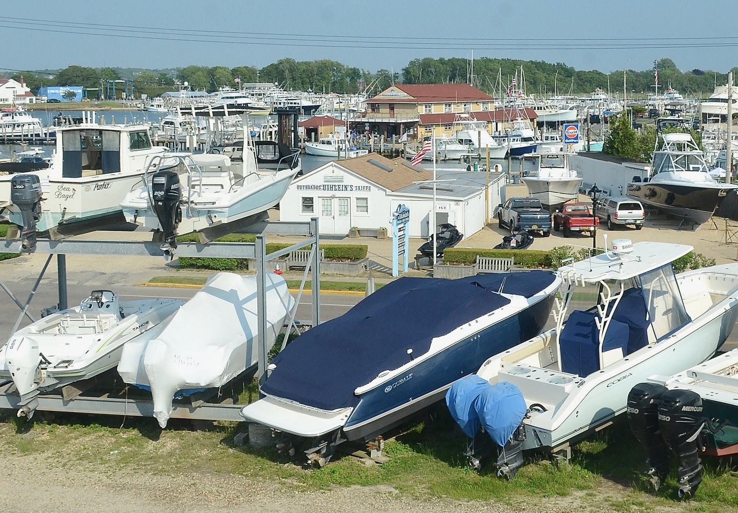 Uihlein's Marine is one of the legacy family businesses in Montauk. The marina and hotel have been in operation since the 1950s. KYRIL BROMLEY PHOTOS