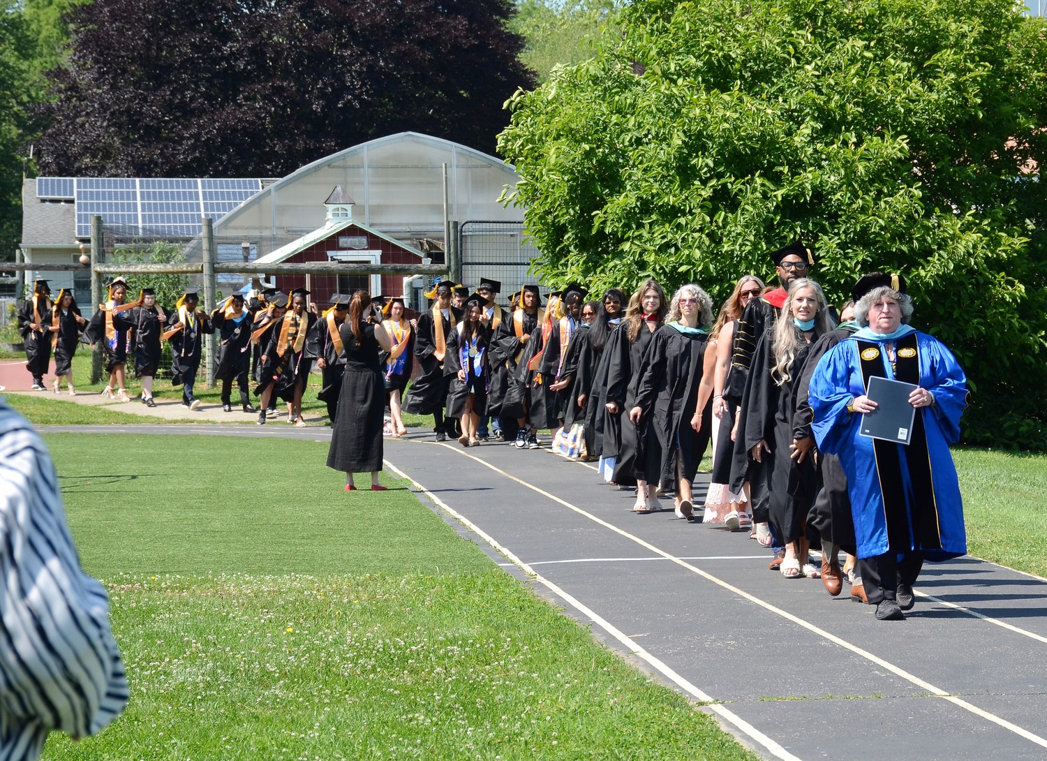 The Bridgehampton School  Class of 2025 celebrated commencement on Sunday.  KYRIL BROMLEY