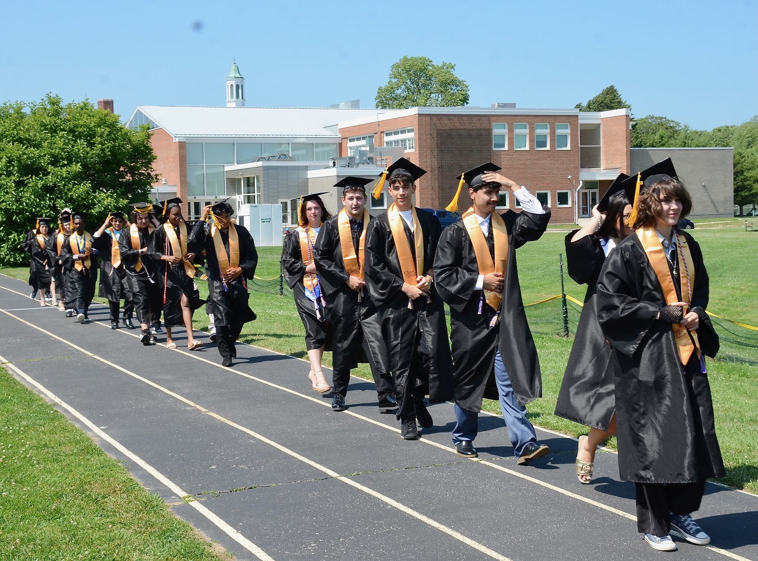 The Bridgehampton School  Class of 2025 celebrated commencement on Sunday.  KYRIL BROMLEY