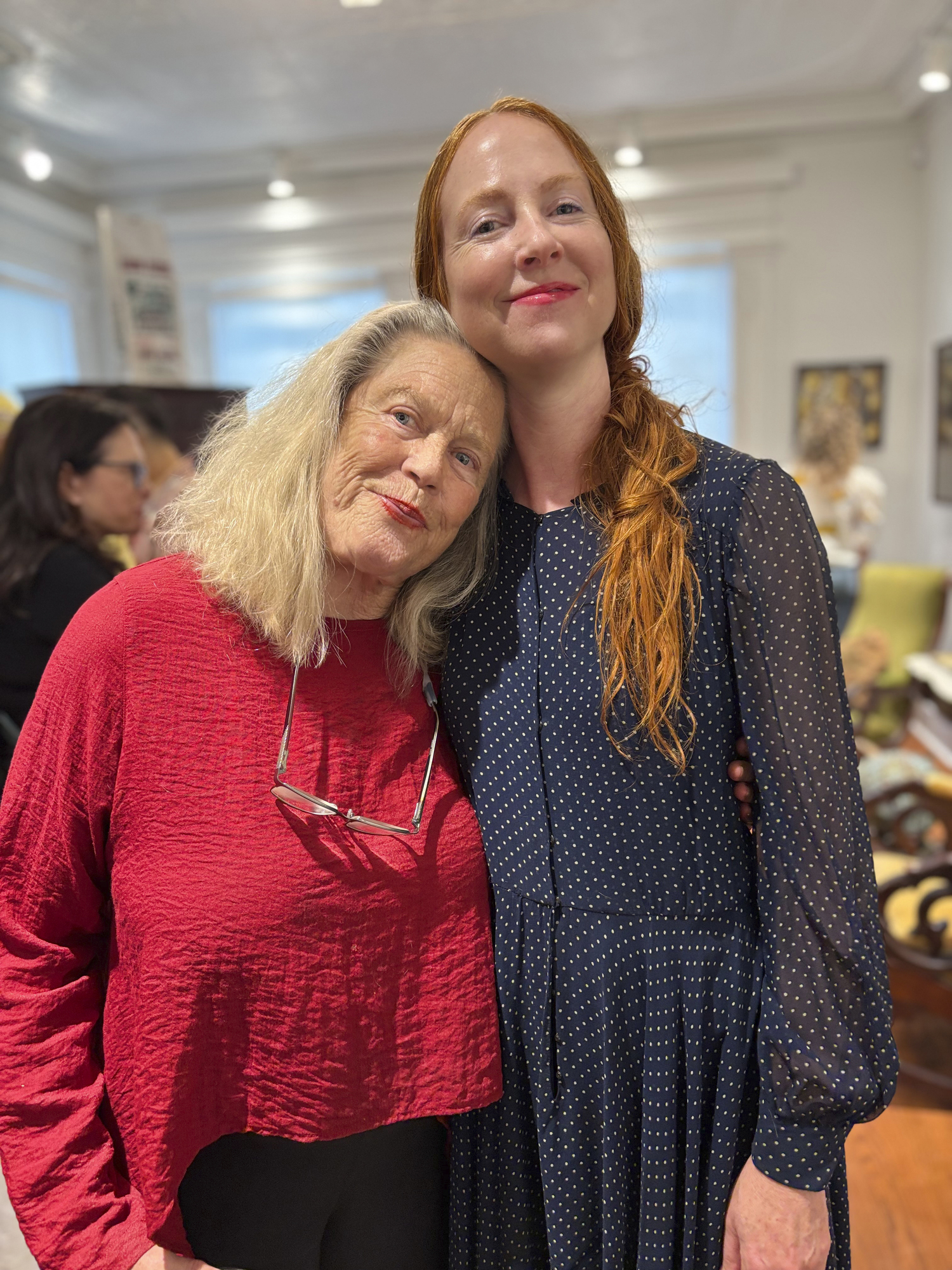 Star Black and Pippi Deer at the recent opening of 