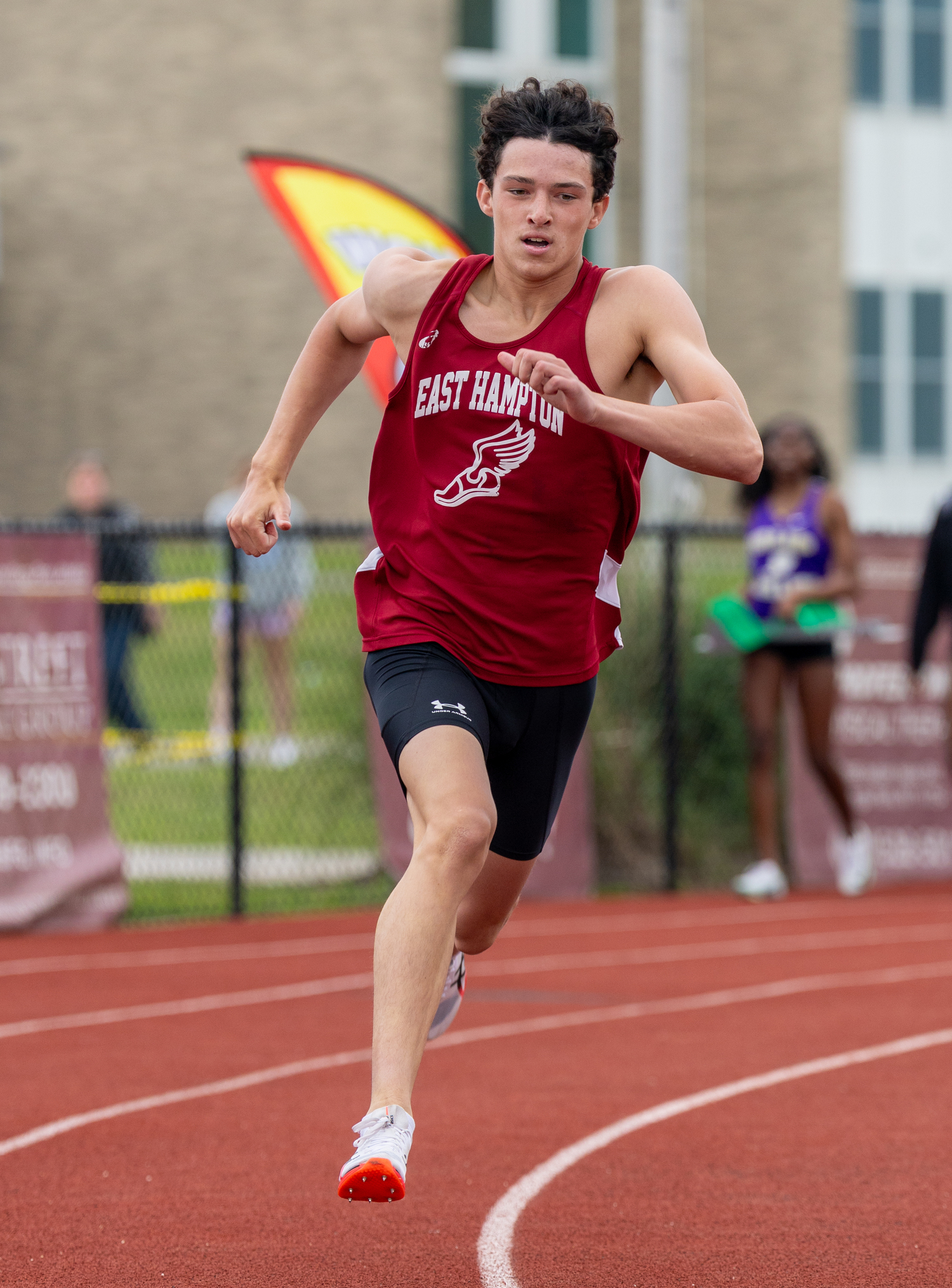 Liam Knight in the 400-meter dash.   RON ESPOSITO