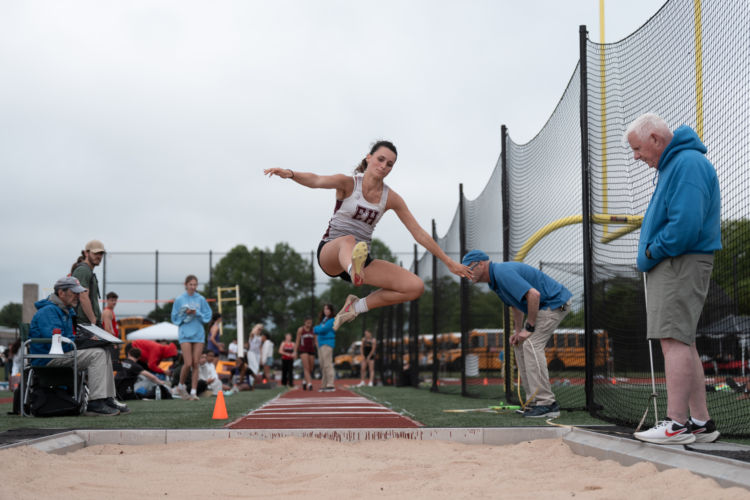 Alex Kohlhoff in the long jump.   RON ESPOSITO