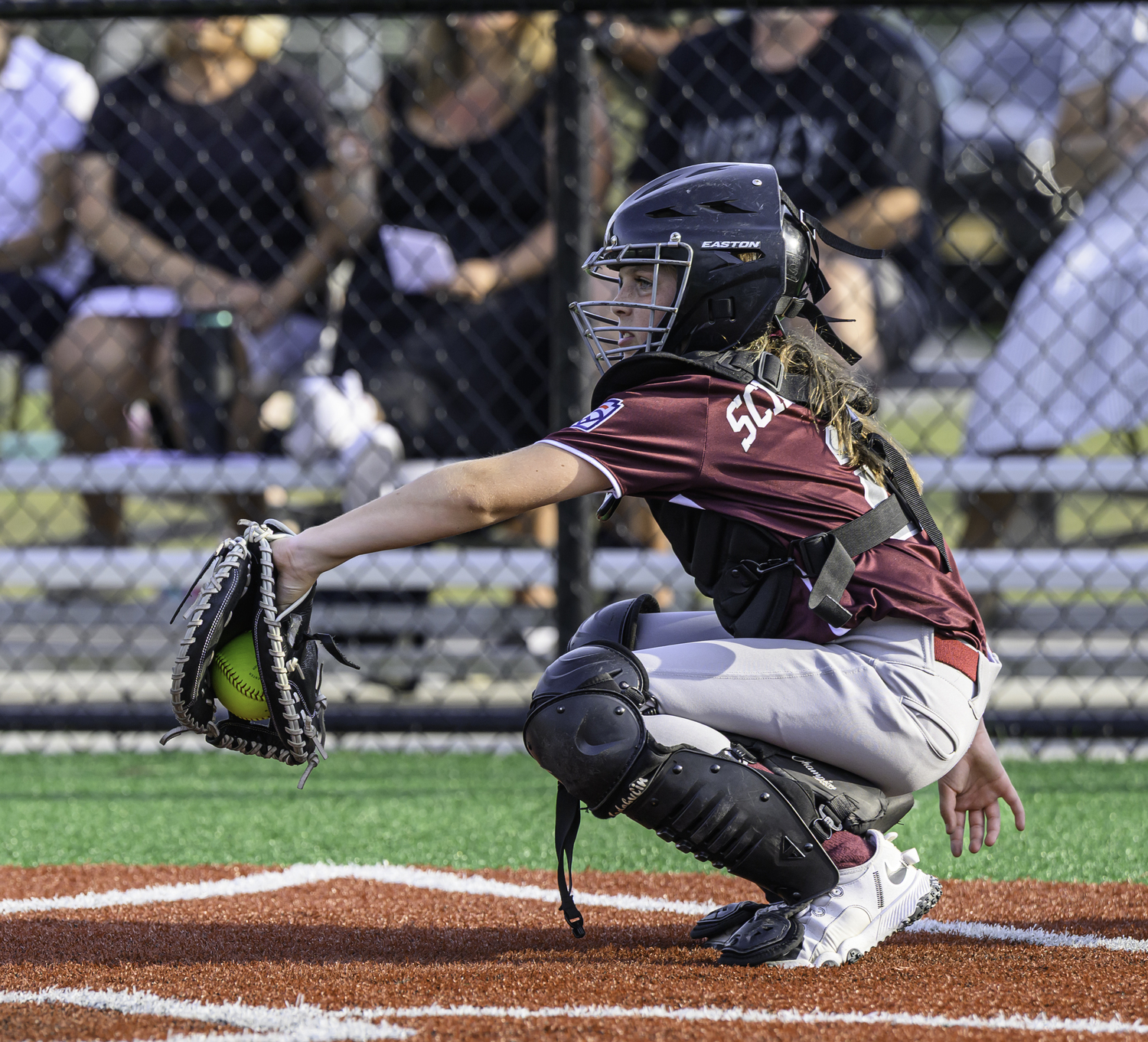 The East Hampton 12-and-under softball All-Stars defeated Hampton Bays, 15-0, at the Hon. Fred W. Thiele, Jr. Recreational Facility at Stephen Hands Path on Monday.  MARIANNE BARNETT