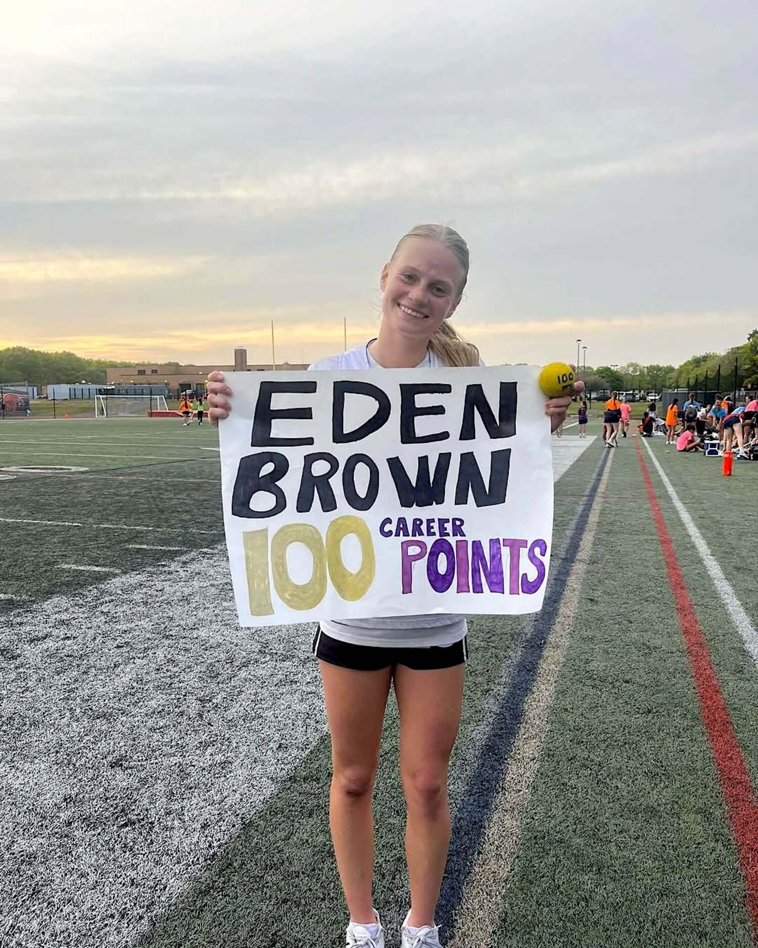 Junior Eden Brown scored her 100th goal this season. COURTESY EDEN BROWN