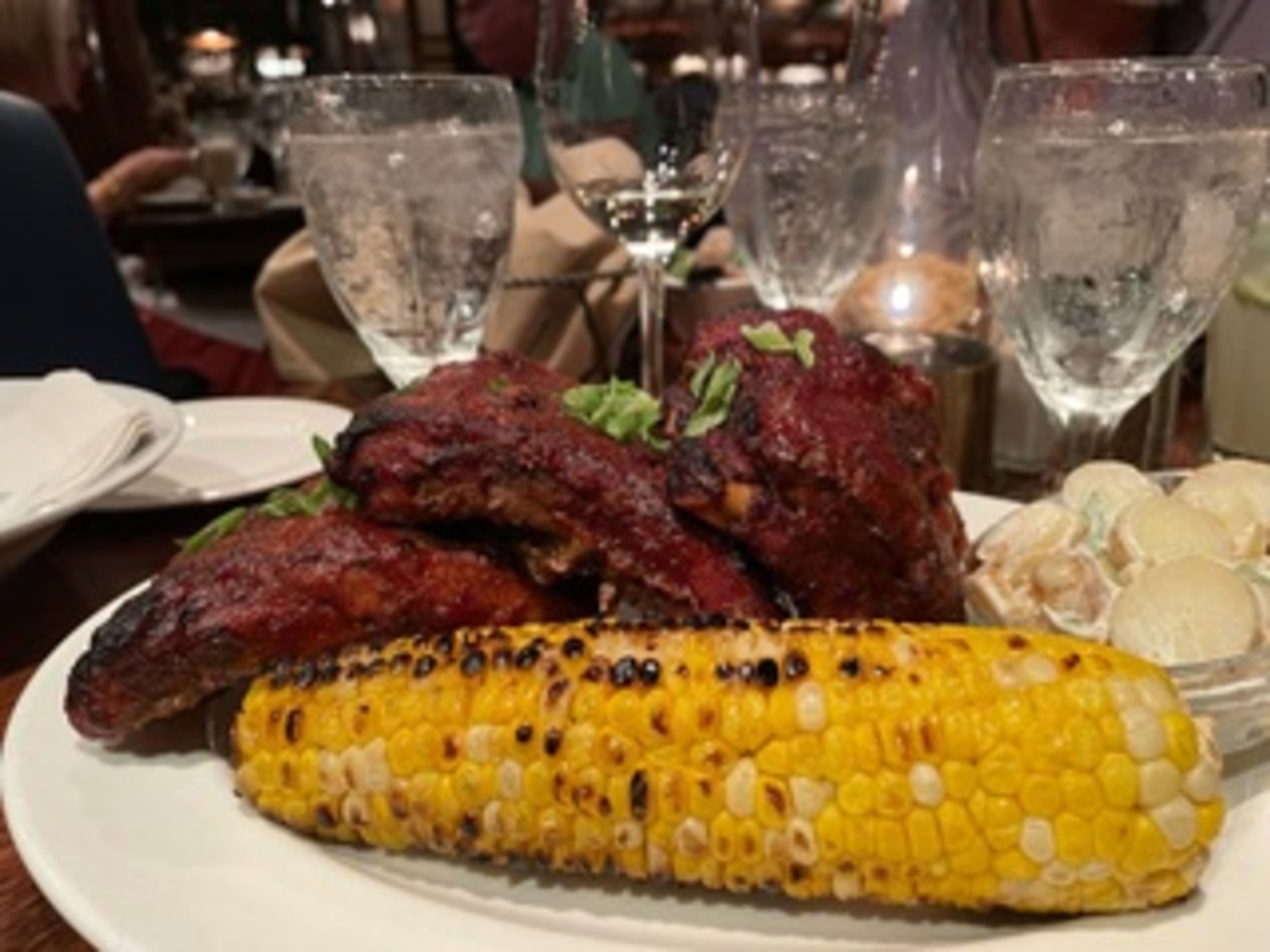 A rib dinner more than did the trick at the Griswold Inn. Bryan Boyhan photo