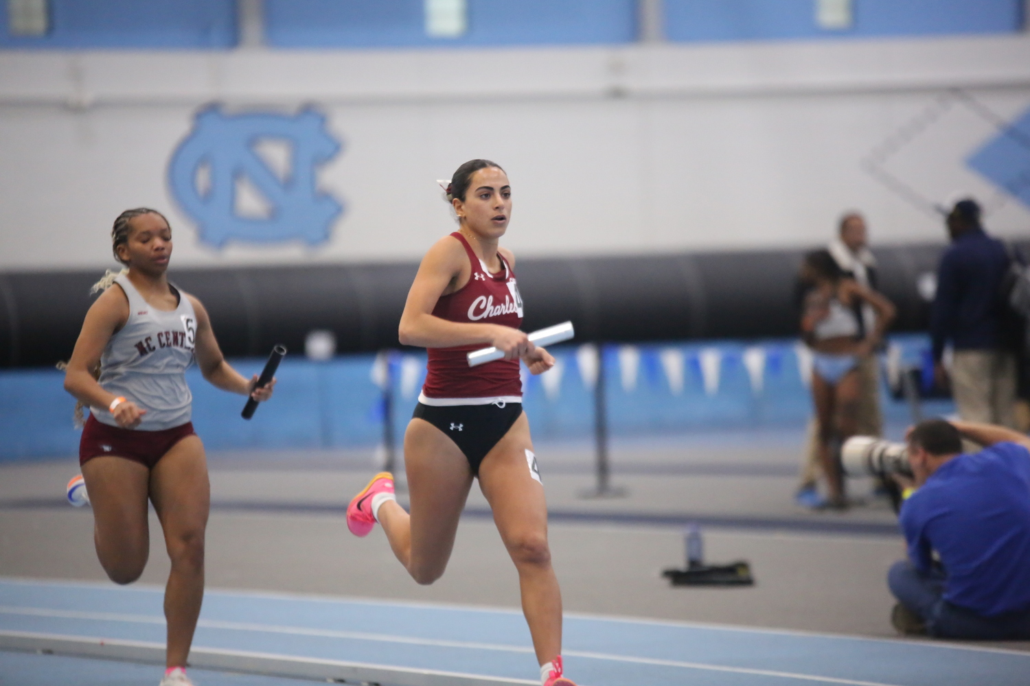 Southampton graduate Jeorgi Gavalas finished her freshman season at the College of Charleston where she set two new individual school records and was part of two new relay records.   COURTESY COLLEGE OF CHARLESTON ATHLETICS