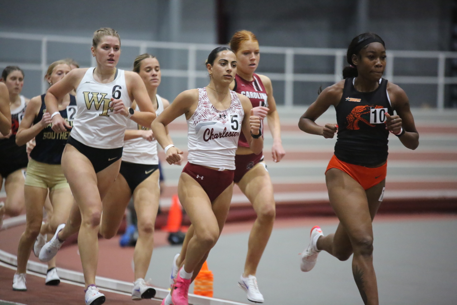 Southampton graduate Jeorgi Gavalas finished her freshman season at the College of Charleston where she set two new individual school records and was part of two new relay records.  COURTESY COLLEGE OF CHARLESTON ATHLETICS