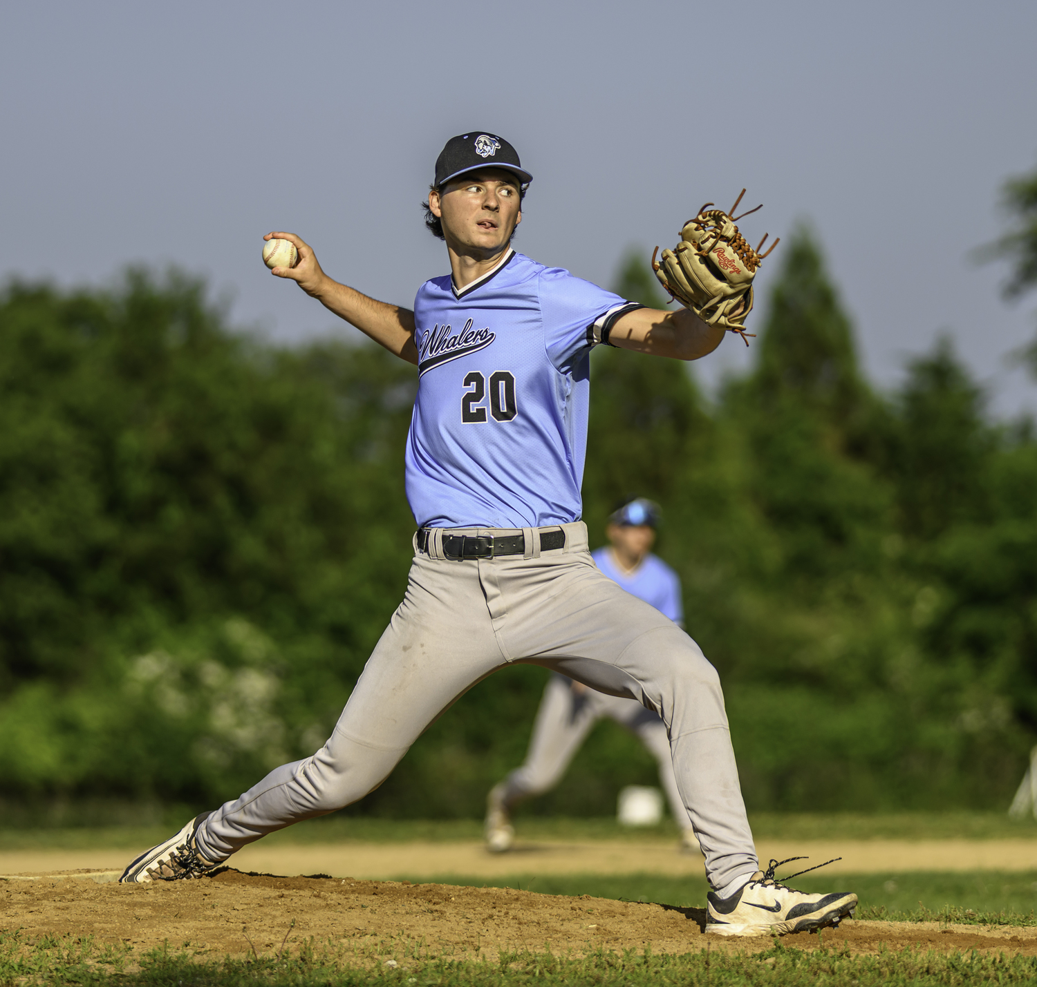 Trey Zaffiro (Lafayette) pitched a no-hitter in an 11-0 victory over the Shelter Island Bucks in the first-ever Montauk Classic on Thursday, June 19.  MARIANNE BARNETT