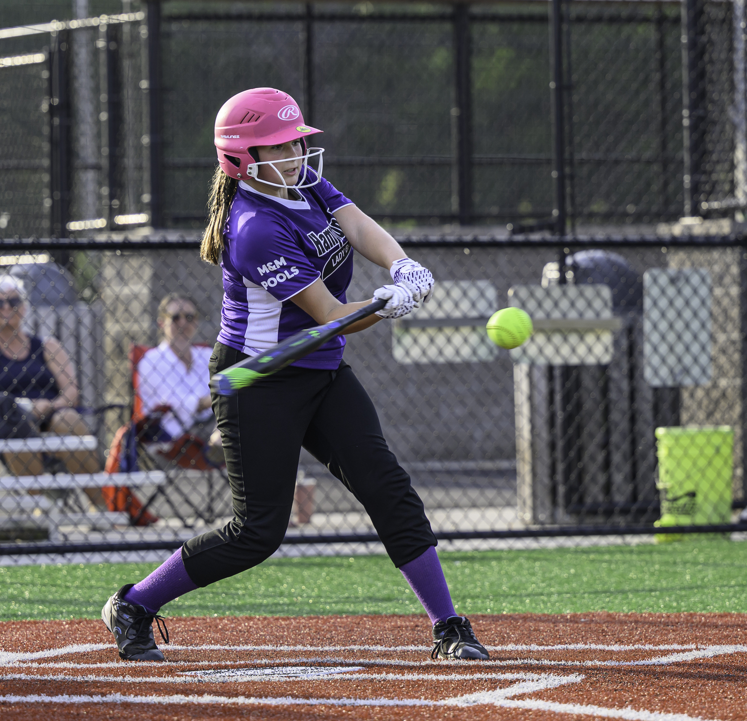 The Hampton Bays 12-and-under softball team played East Hampton at Stephen Hands Path Recreational Facility in Wainscott on Monday,  MARIANNE BARNETT