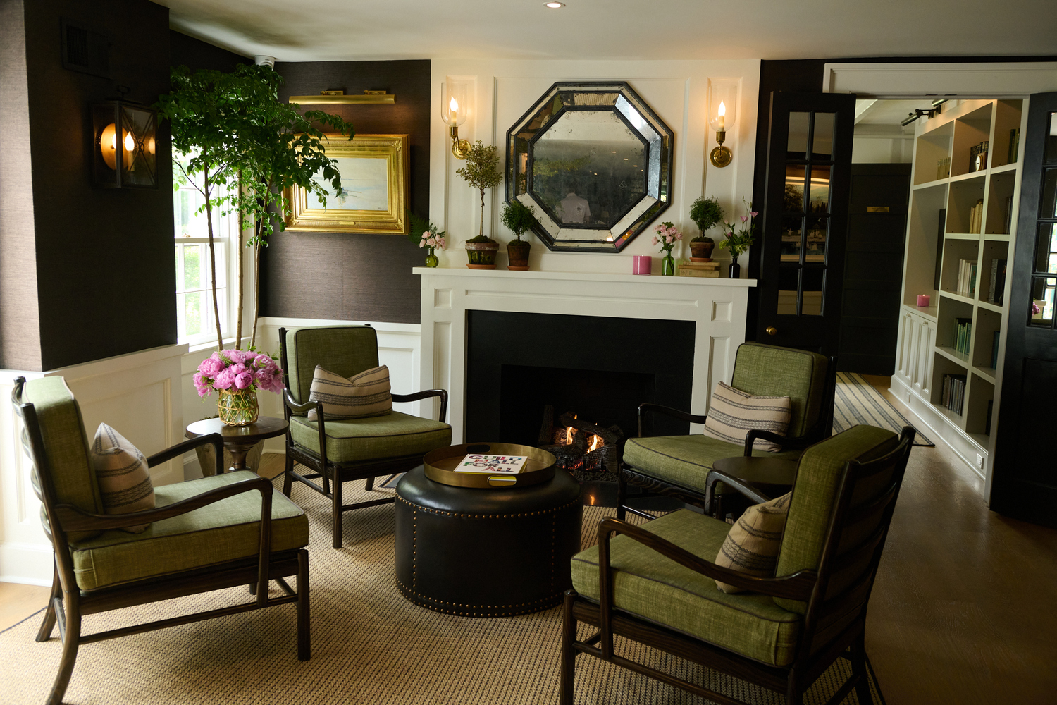 The Hedges cozy library. GREG KESSLER