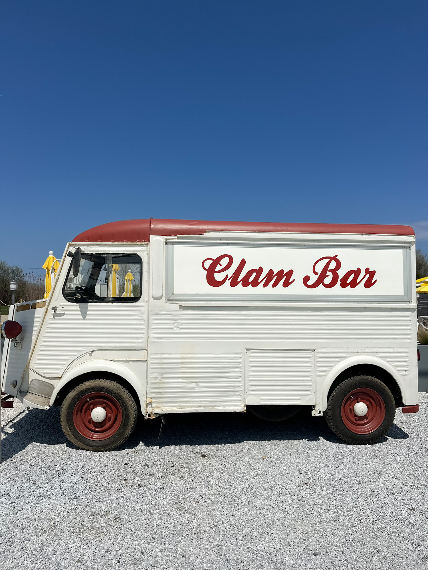 The Clam Bar has introduced its Shuck Truck, a remodeled 66 Citroen, that it is using to bring its raw bar and cold beverages to beach parties and home events.
