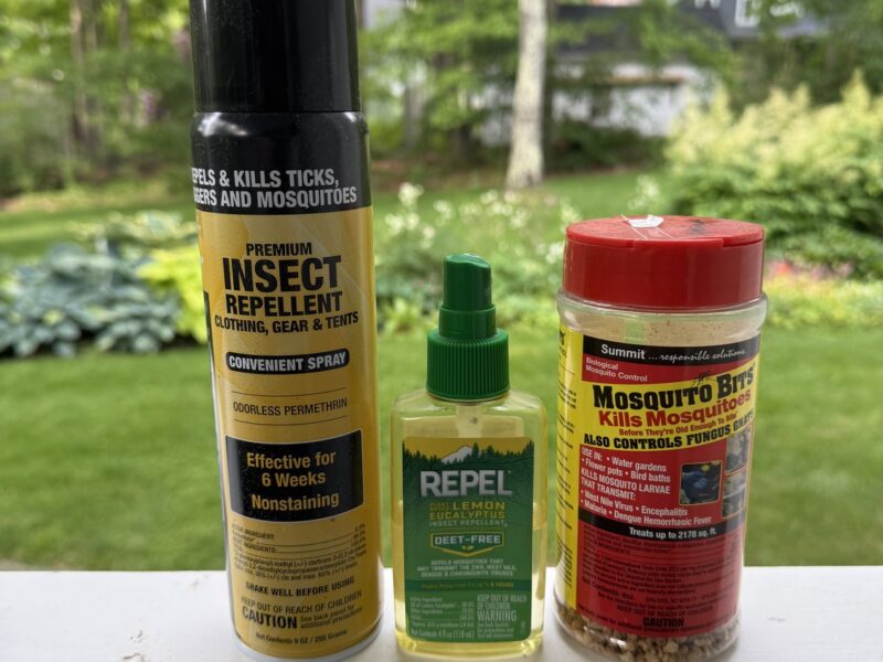 My three biting insect tools.