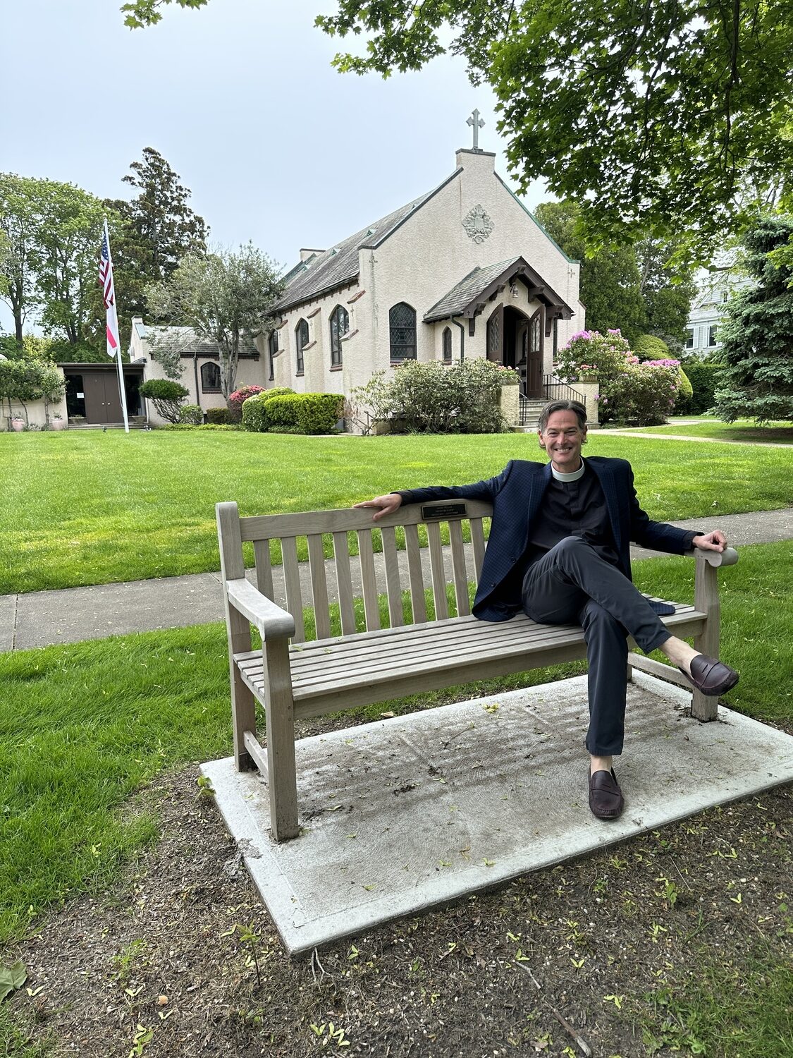 Jeremy Carlson, the new rector at St. John's Episcopal Church. DAN STARK