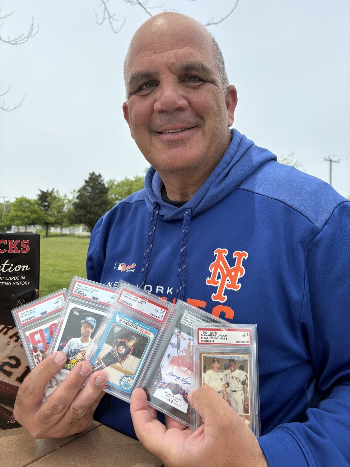 Michael Variale of Westhampton Beach has an extensive collection of rare cards. He personally collects Ken Griffey Jr. and Wayne Gretzky cards, among others. He also provided consulting and educational services for other collectors through his business, Sports Cards the Hobby.