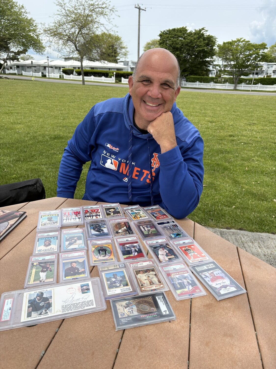 Michael Variale of Westhampton Beach has an extensive collection of rare cards. He personally collects Ken Griffey Jr. and Wayne Gretzky cards, among others. He also provided consulting and educational services for other collectors through his business, Sports Cards the Hobby.