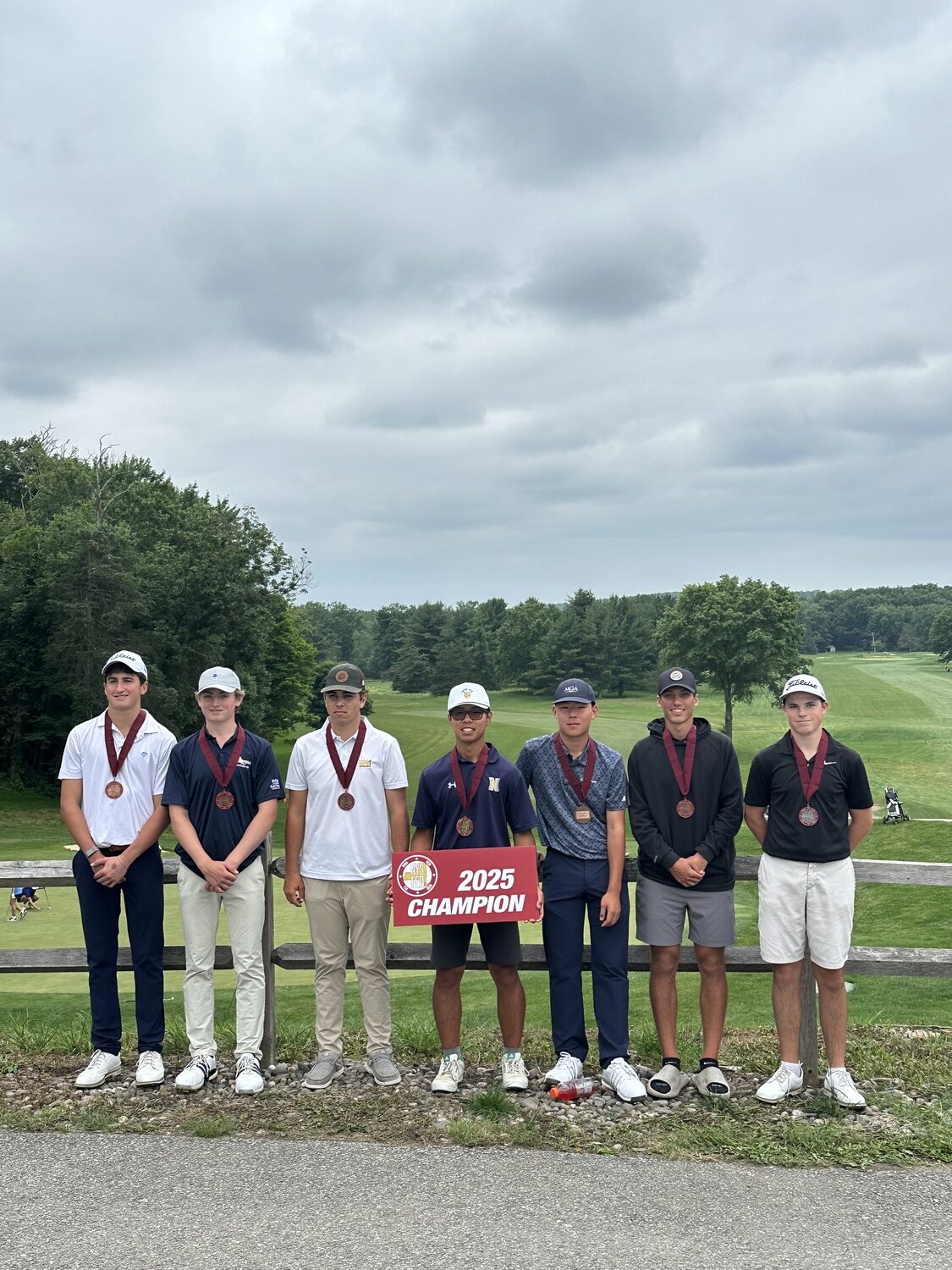 Zach Berger, far right, finished second in the Federation on Sunday.   JOSH BERGER