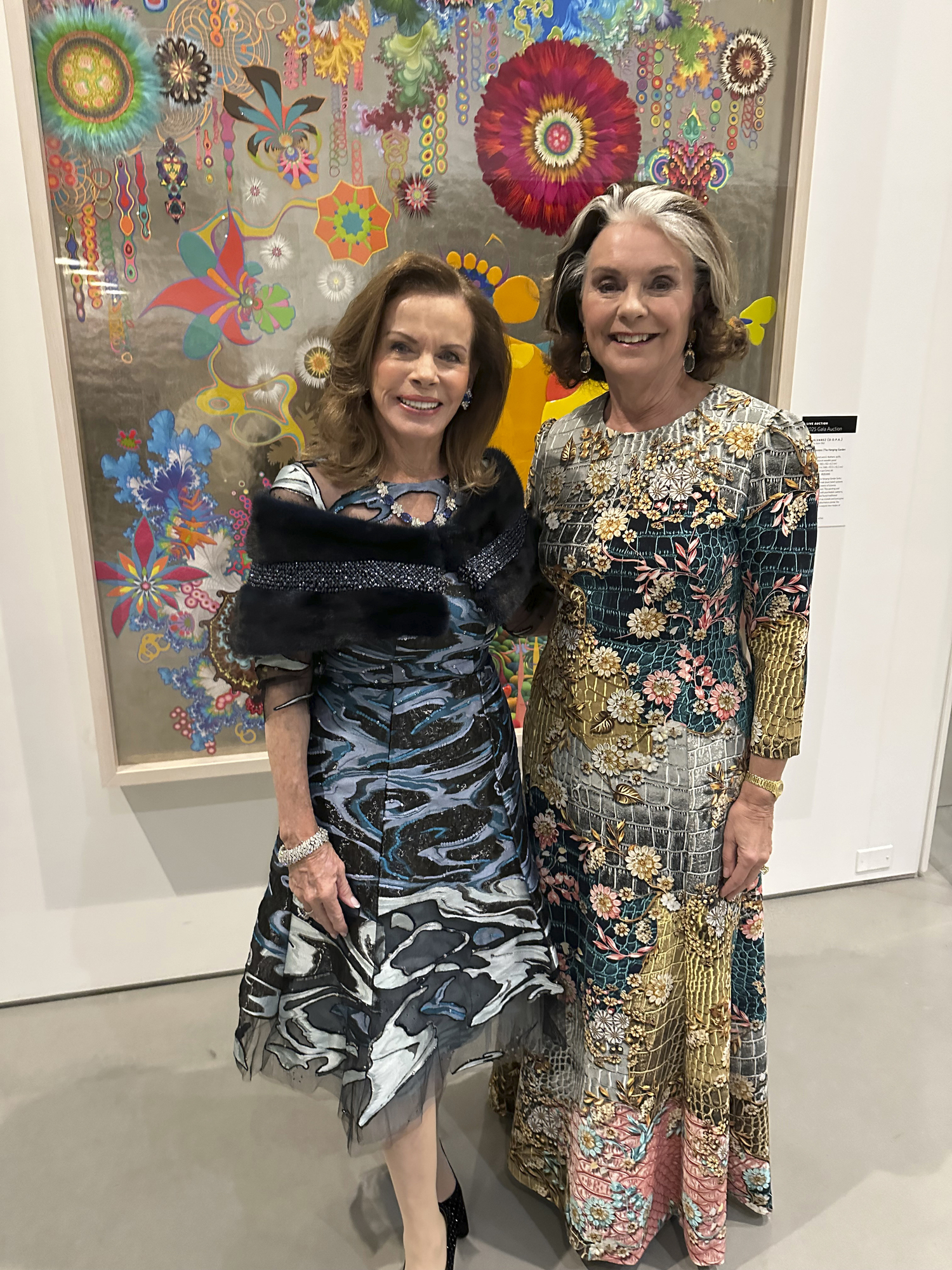 Lynne McGowan Wheat and Sheila Fuchs at Balletto in the Garden.