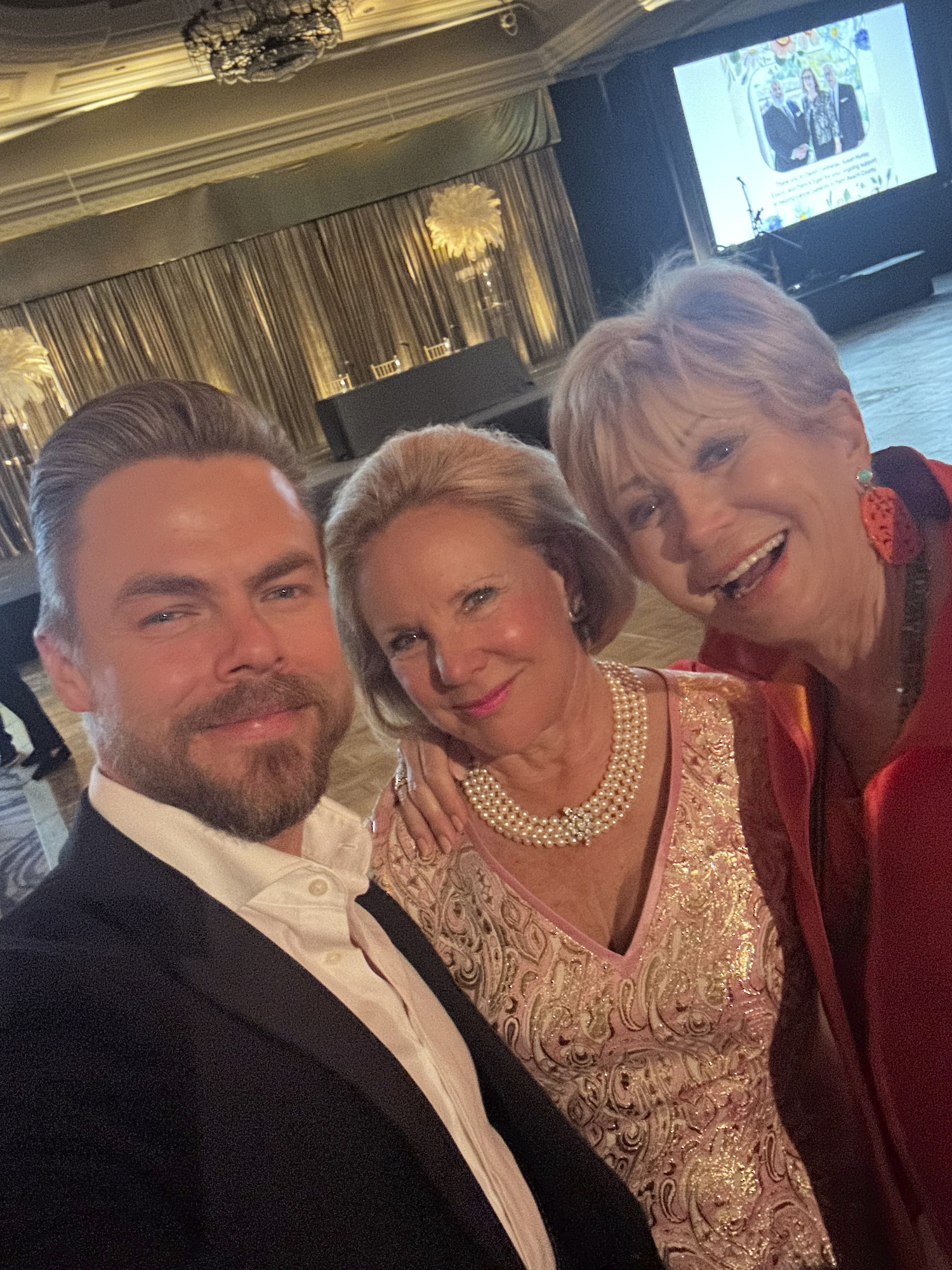 Derek Hough, Holly Holden and Missy Chilton at Dance the Night Away.