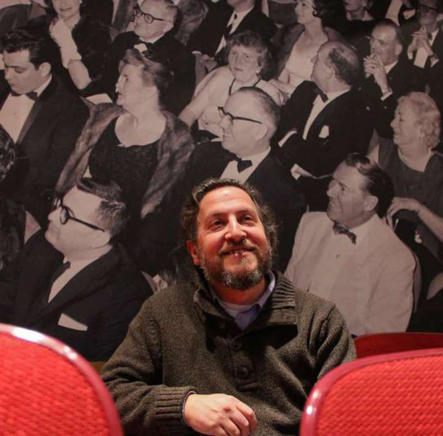 David Leopold of The Al Hirschfeld Foundation hosts Barbara Fasano and Eric Comstock in “Hirschfeld’s Broadway: Songs and Stories” on Saturday, July 26, at LTV Studios. COURTESY LTV STUDIOS