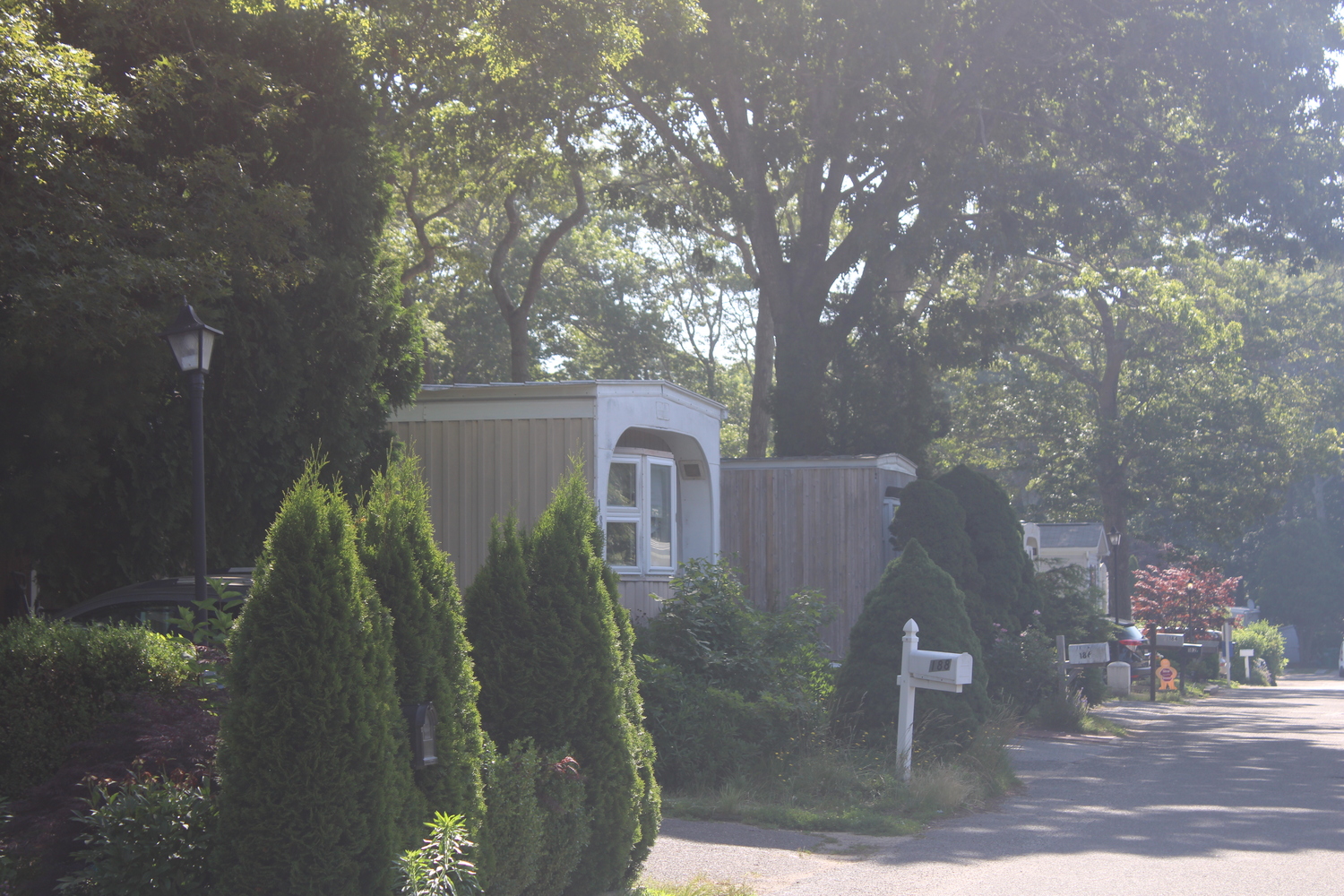 A year after being hit with recurring and long-lasting power outages, residents of East Hampton Village Manufactured Home Community attended a meeting led by OLA in which they got the opportunity to discuss the issues with living conditions with representatives from the company that owns the land. JACK MOTZ