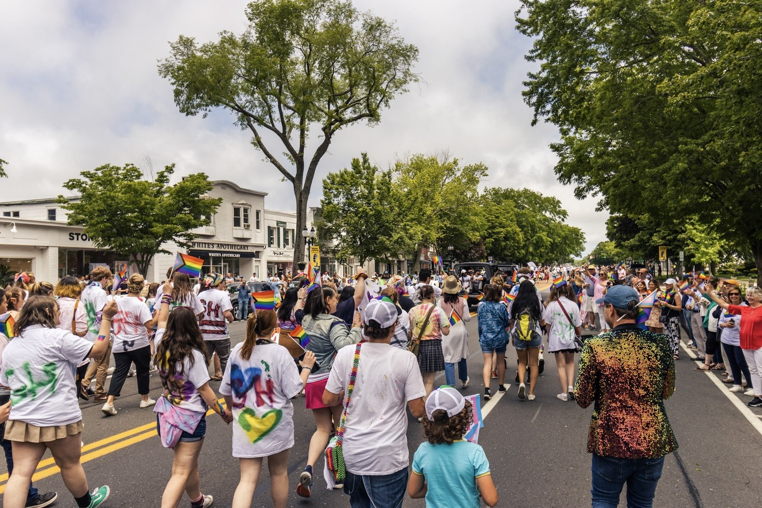 Scenes from the first annual Hamptons Pride Parade in 2022. MATTHEW ROSARIO