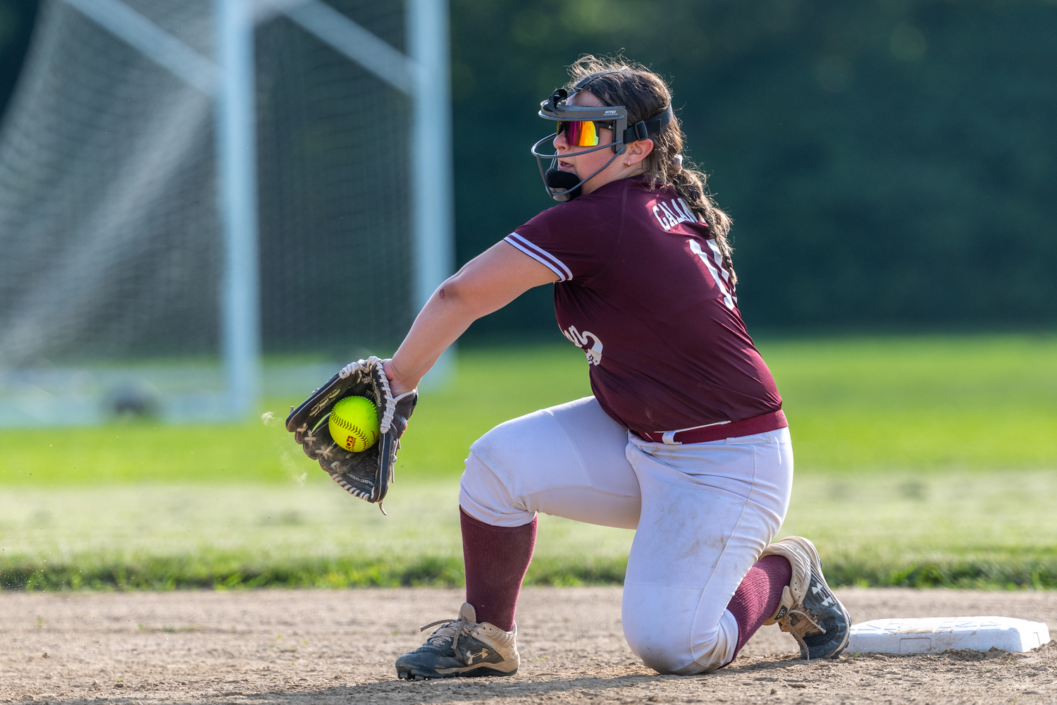 The Southampton 12-and-under Softball All-Stars played Riverhead/Eastport-South Manor at Downs Recreational Field on Monday.  RON ESPOSITO