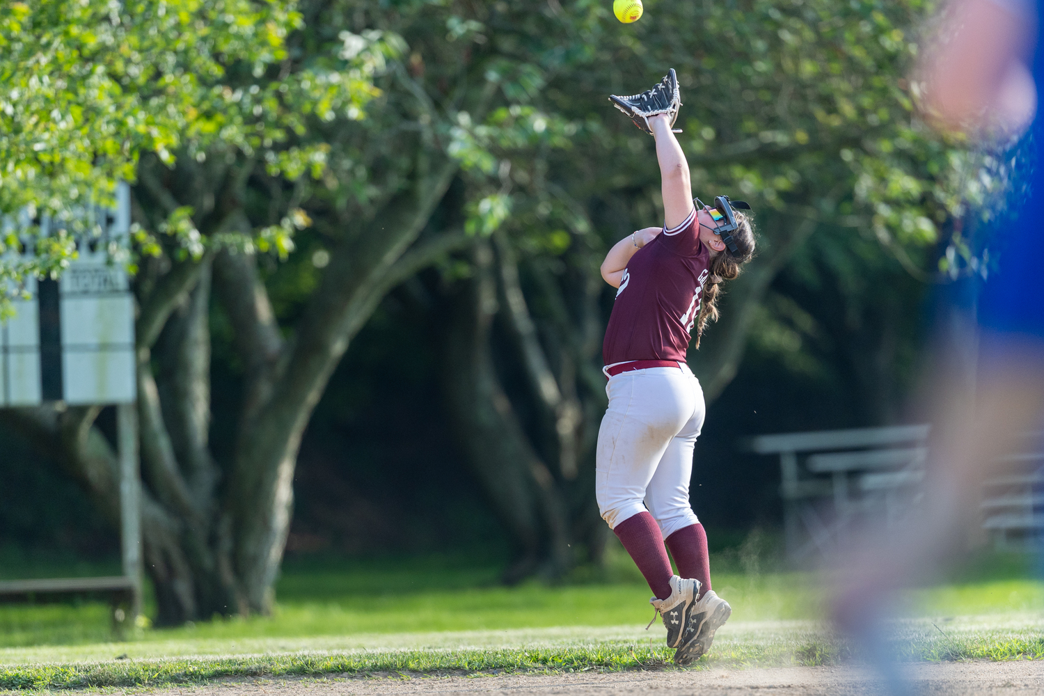 The Southampton 12-and-under Softball All-Stars played Riverhead/Eastport-South Manor at Downs Recreational Field on Monday.  RON ESPOSITO