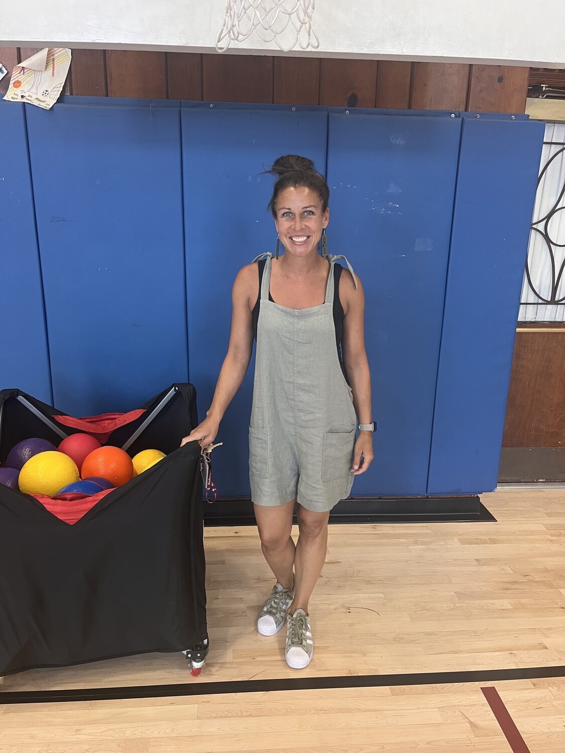 Southampton Elementary School physical education teacher Christine Fagereng has been awarded the Suffolk Zone Elementary Physical Education Teacher of the Year award. COURTESY SOUTHAMPTON SCHOOL DISTRICT