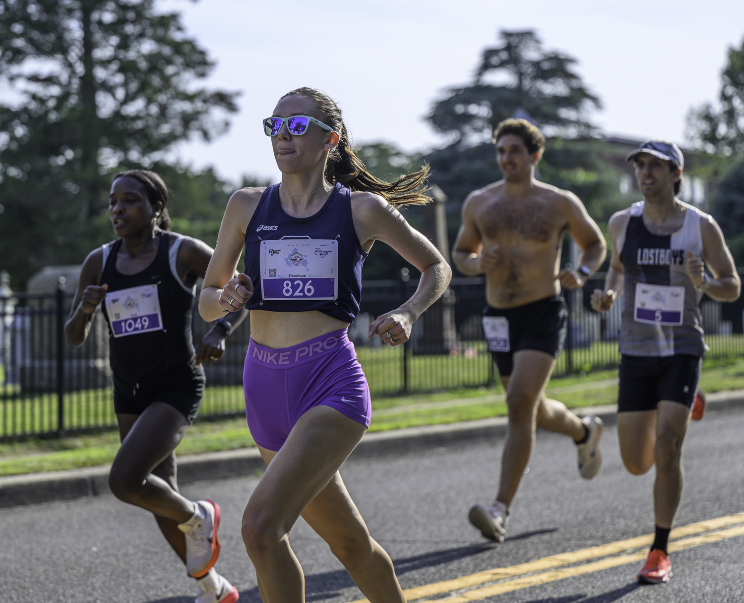 Penelope Greene was the leading woman of the race from the start.   MARIANNE BARNETT