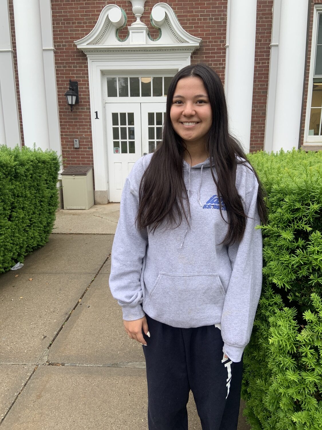 Bridgehampton High School salutatorian Sarah Kapon. STEPHEN J. KOTZ
