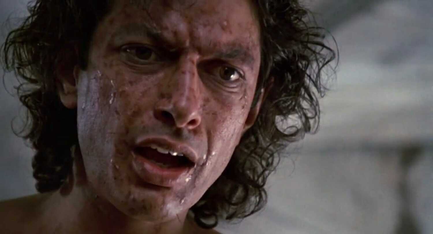 A scene from David Cronenberg's 1986 film 