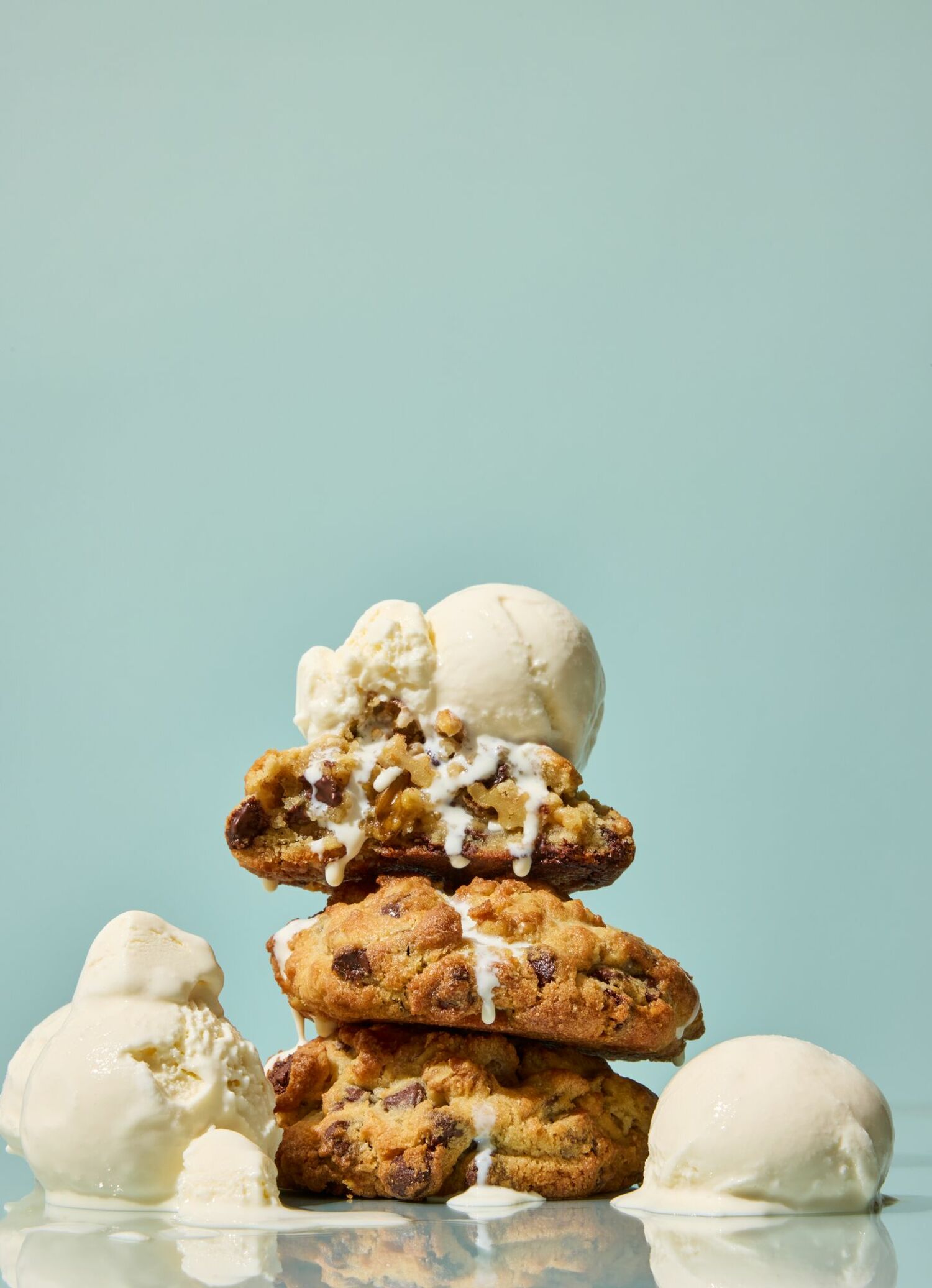 Levain is partnering with John's Drive In in Montauk on Cookies a la mode, featuring French Vanilla ice cream, this summer season. Mark Weinberg photo