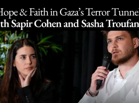 Hope & Faith in Gaza's Terror Tunnels with Former Hostages Sapir Cohen and Sasha Troufanov