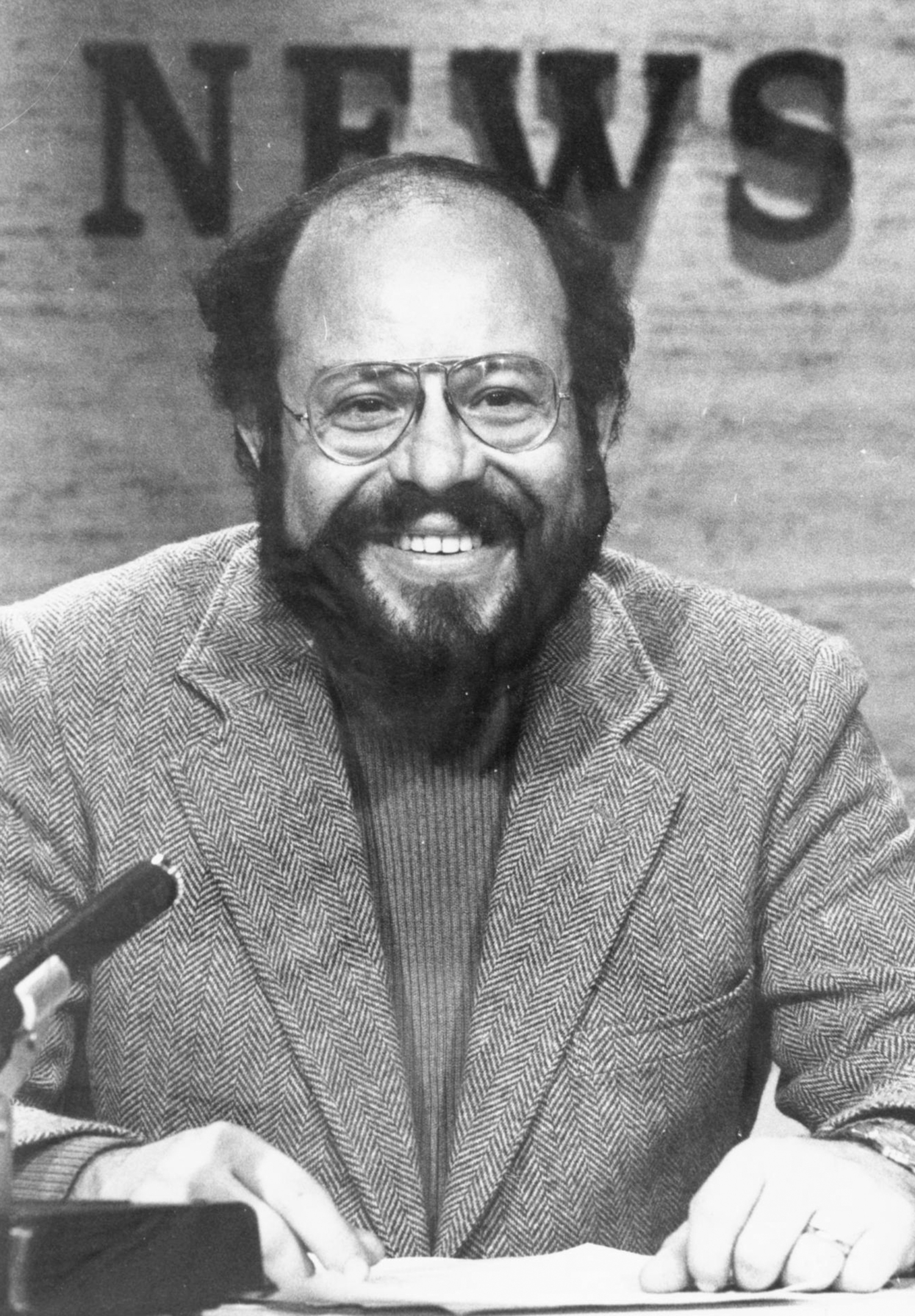 Karl Grossman in the early 80s.  FILE PHOTO