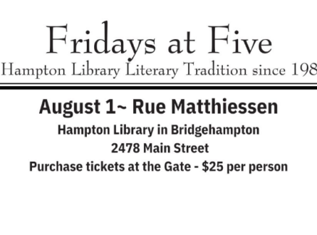 Fridays at Five ~  Rue Matthiessen