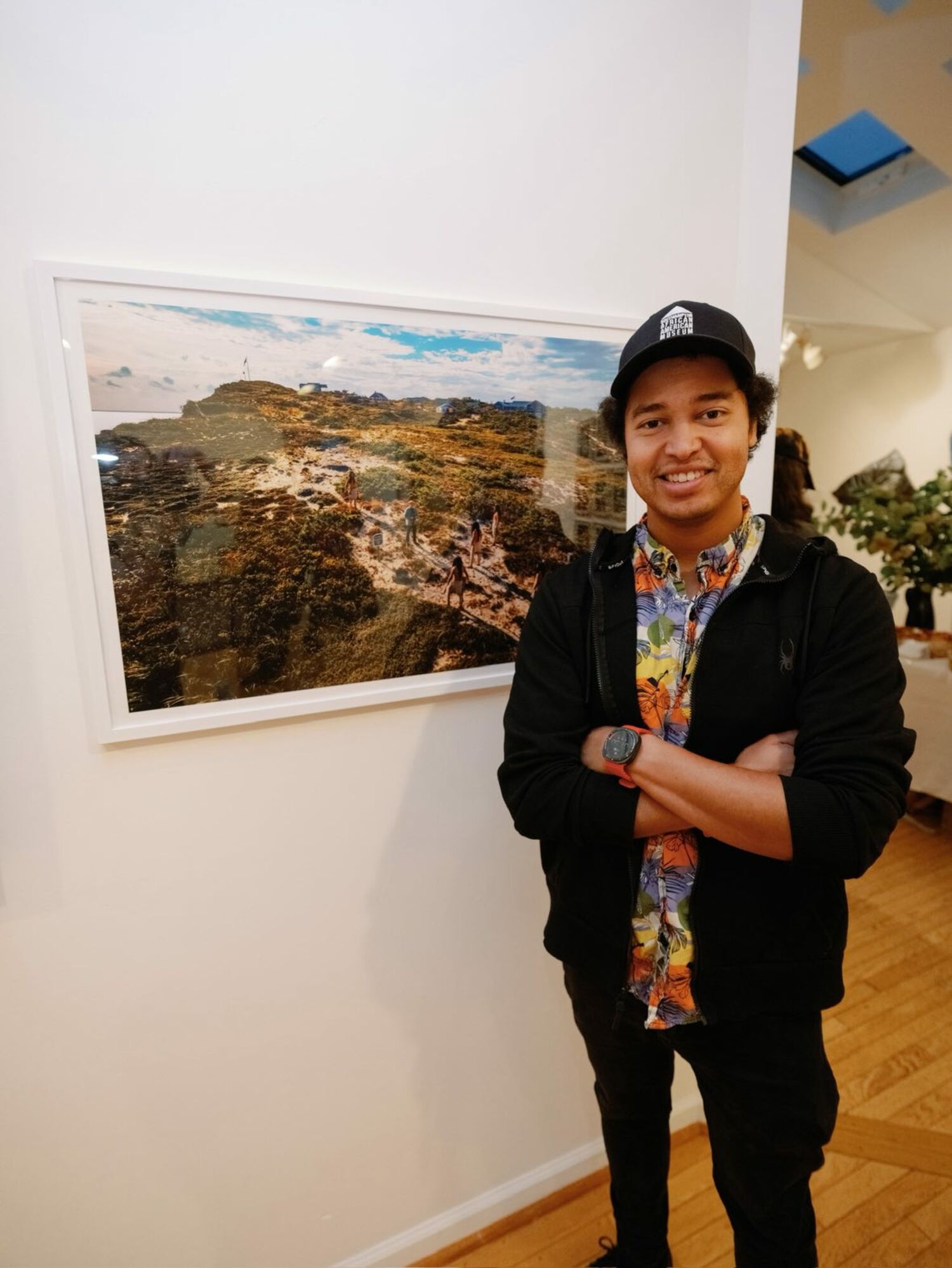 Shinnecock artist and author Jeremy Dennis is one of 120 East End artists in the North Fork Art Collective. NFAC photo