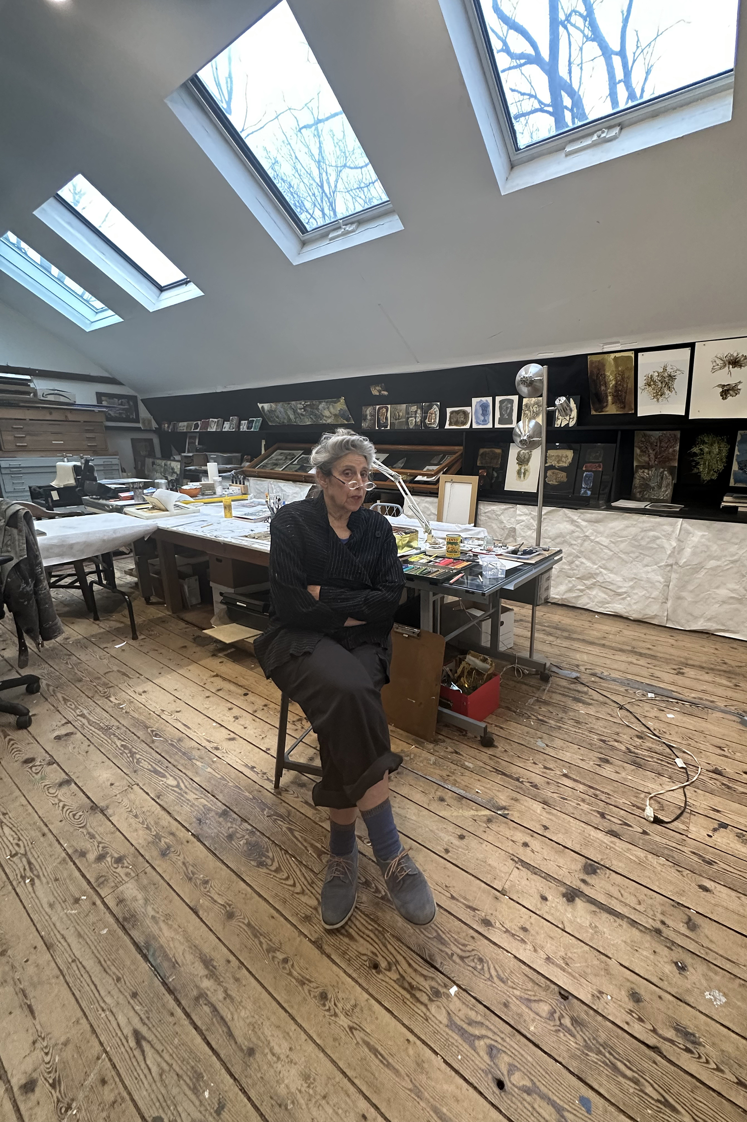 Ellen Wiener in her studio. COLIN GOLDBERG