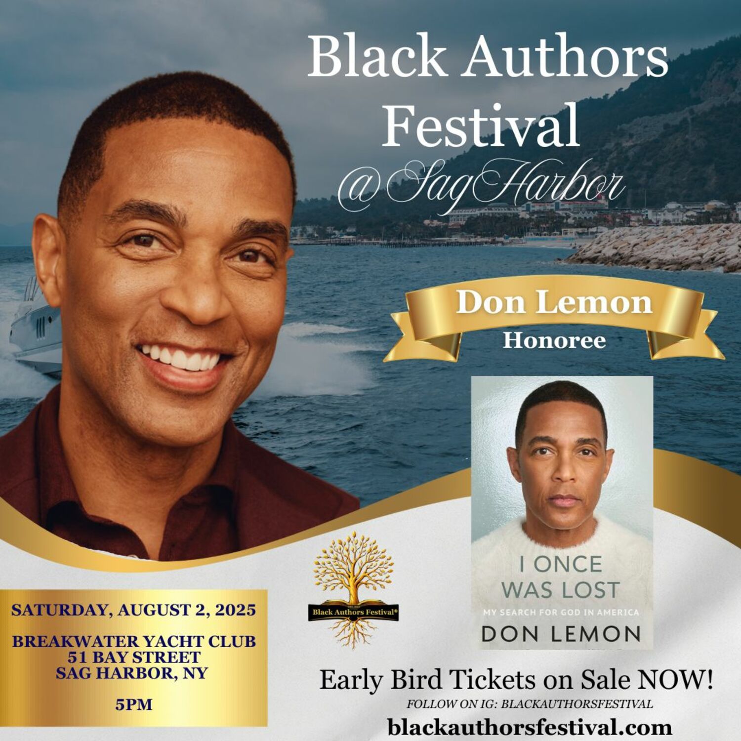BAF Honoree Don Lemon. COURTESY BLACK AUTHORS FESTIVAL