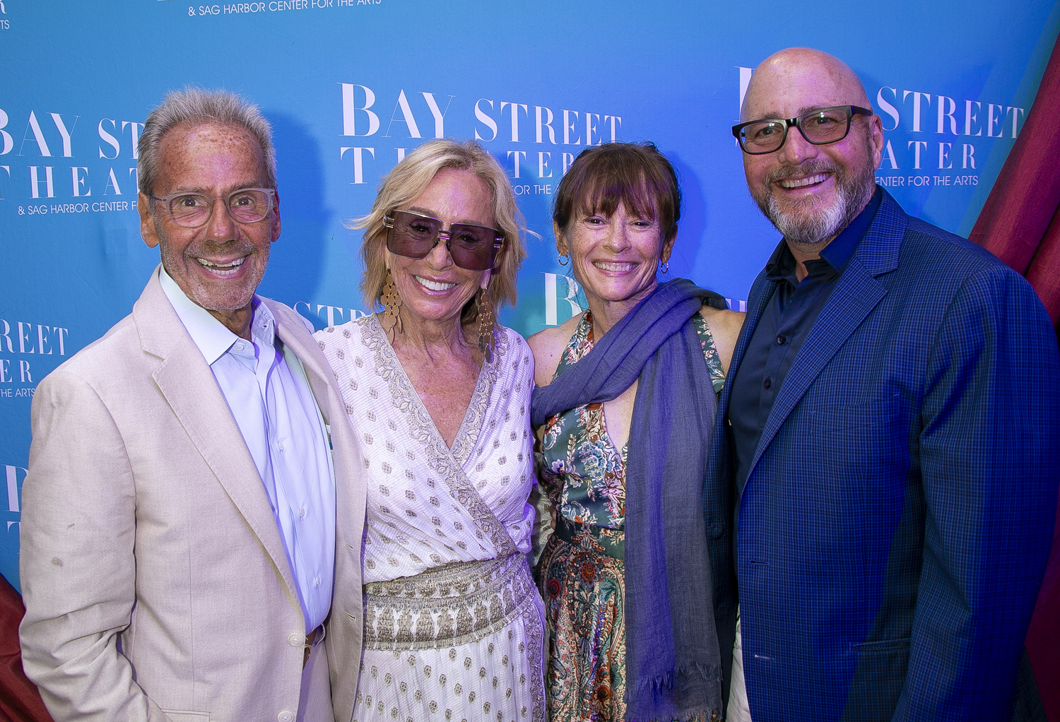 Keith Green, Anne Ciardullo, Bernadette Olsen and Michael Olsen at the Bay Street Theater's 33rd annual summer gala on Saturday evening.                                       Lenny  Stucker