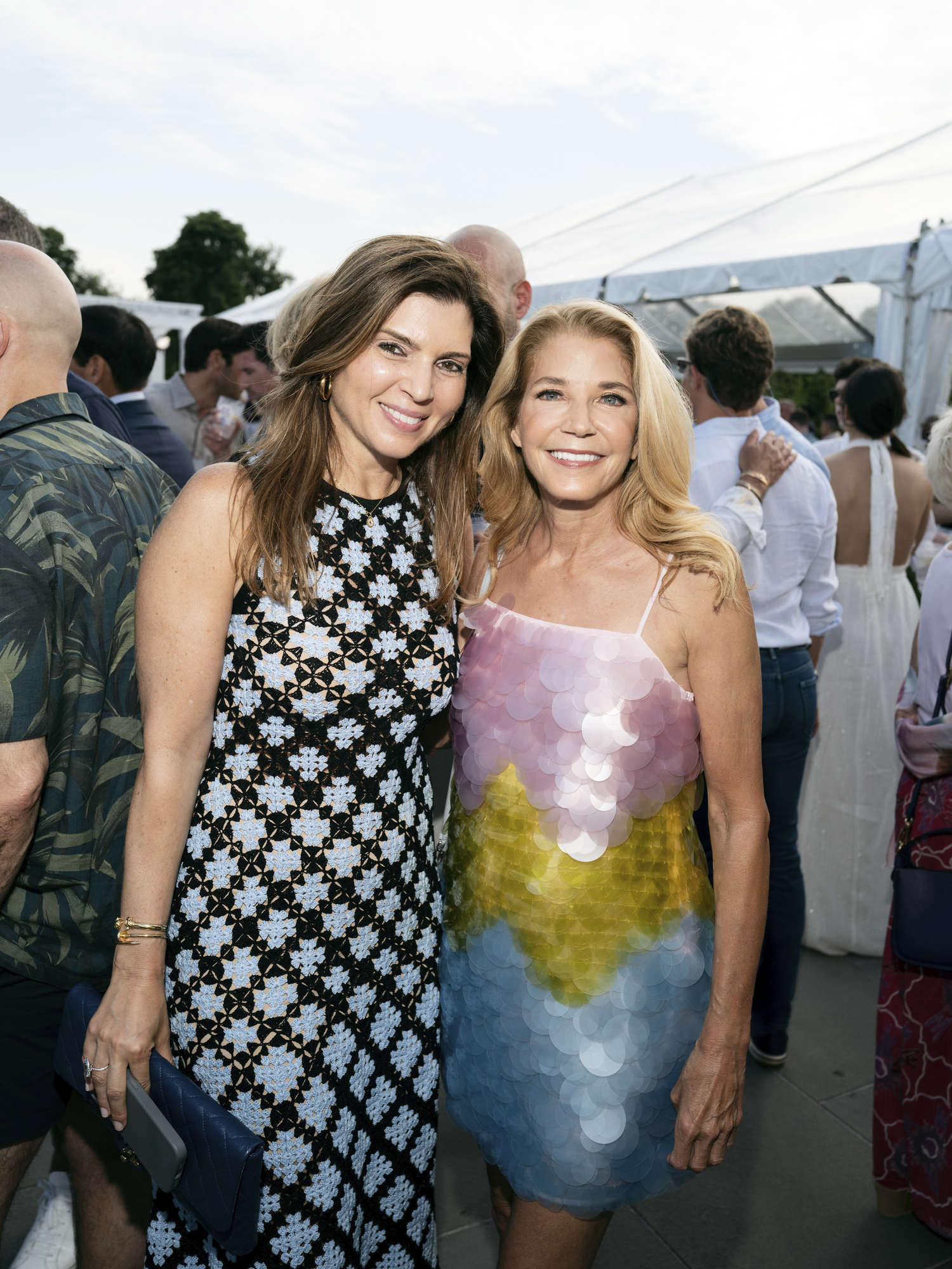 Tonia Steck and Candace Bushnell.  COURTESY BFA
