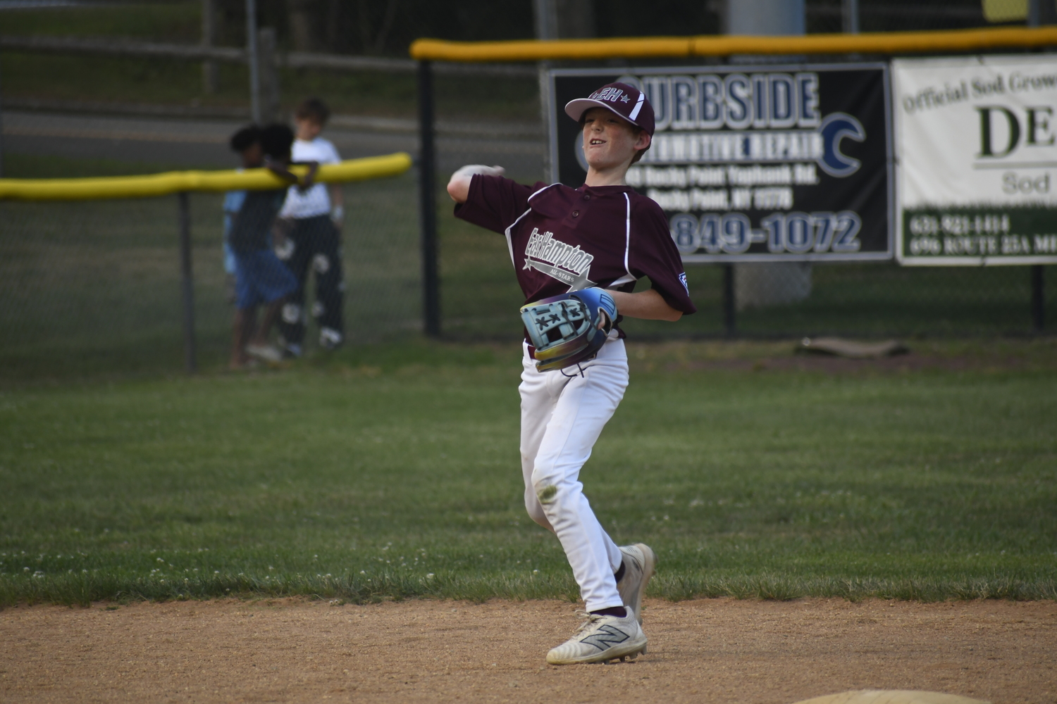 Robbie Posillico at shortstop.  DREW BUDD