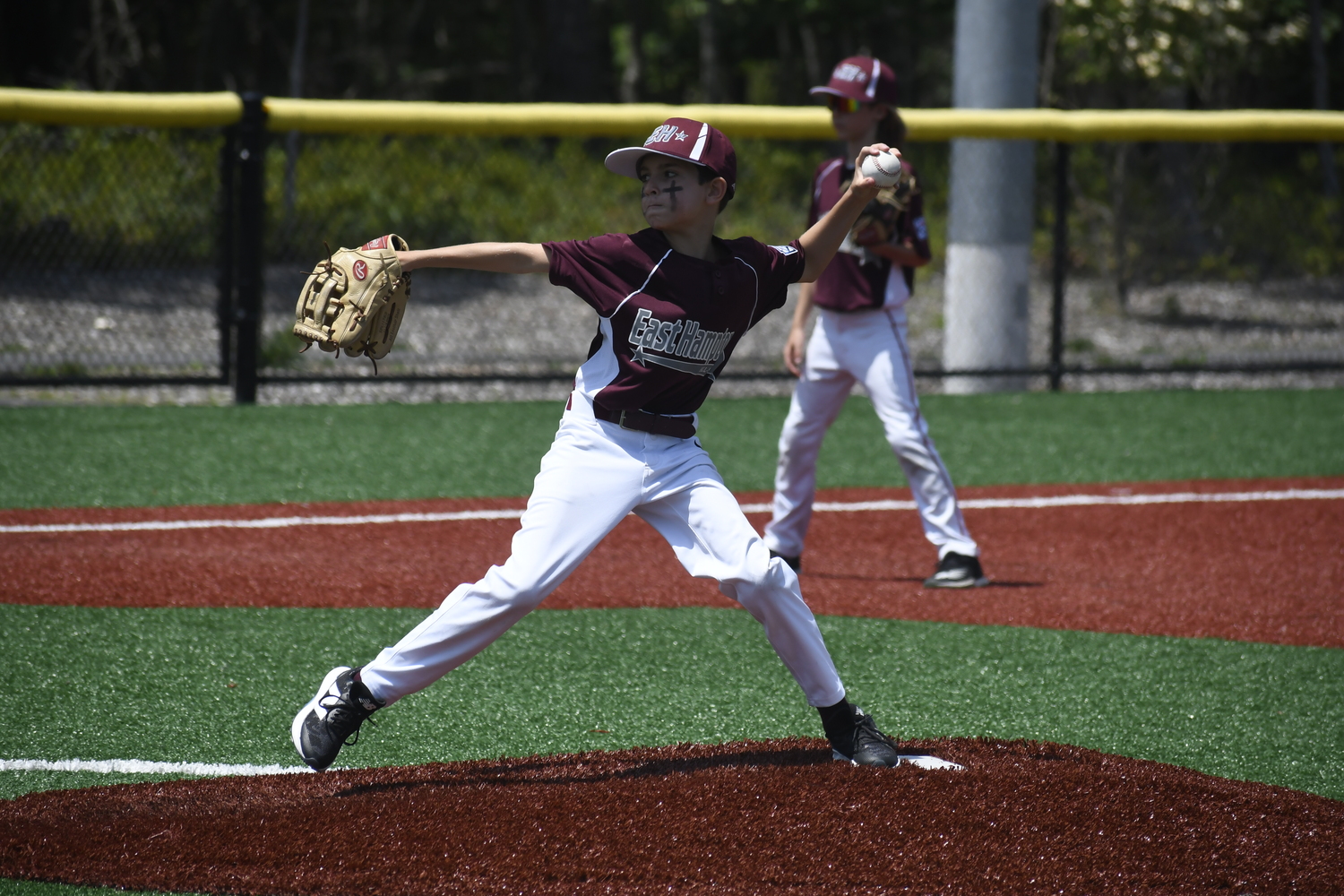 Sawyer Prado takes the mound.  DREW BUDD
