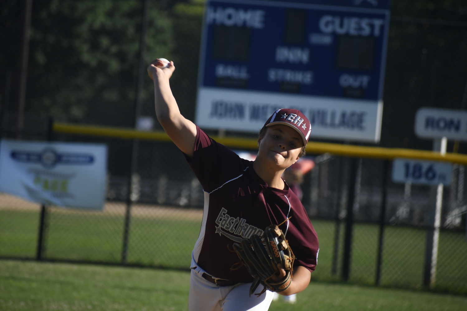Griffin Page pitched a complete game in Sunday evening's District 36 Championship.  DREW BUDD
