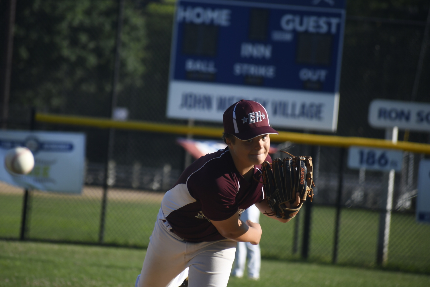 Griffin Page pitched a complete game in Sunday evening's District 36 Championship.  DREW BUDD